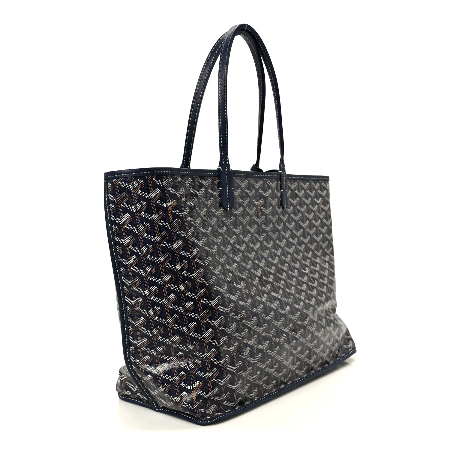 Goyardine Reversible Anjou PM Navy - Image 5