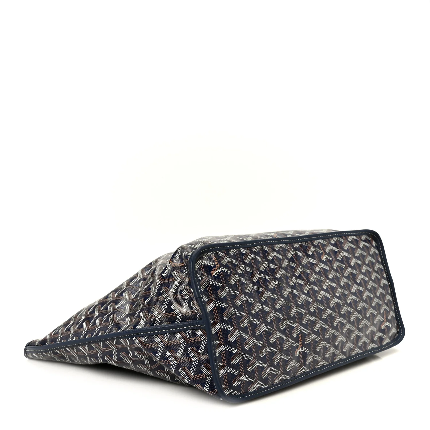 Goyardine Reversible Anjou PM Navy - Image 7