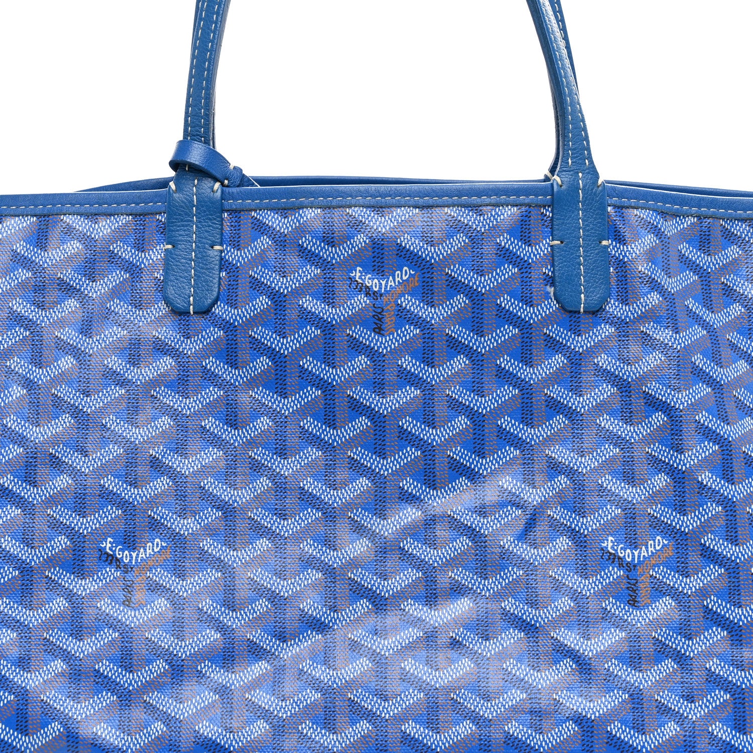 Goyardine Reversible Anjou PM Sky Blue - Image 11