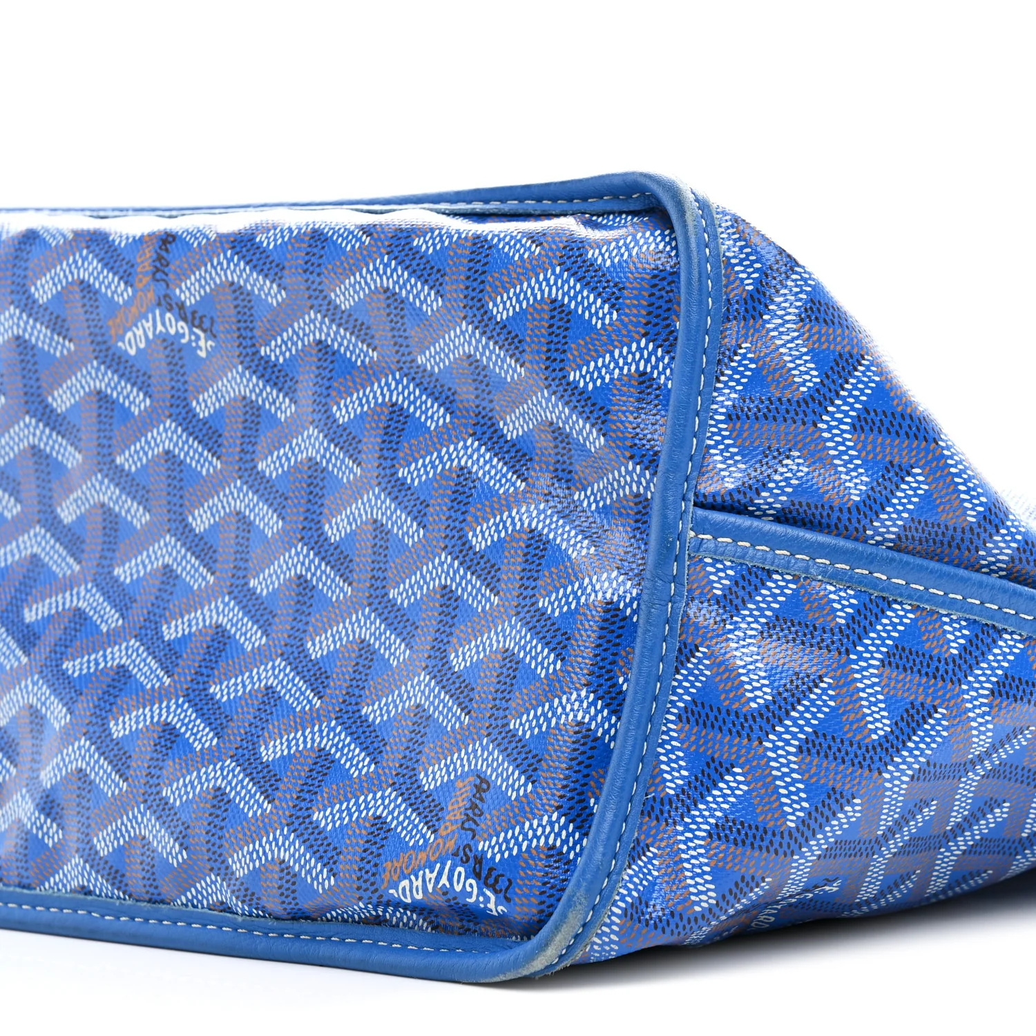 Goyardine Reversible Anjou PM Sky Blue - Image 15