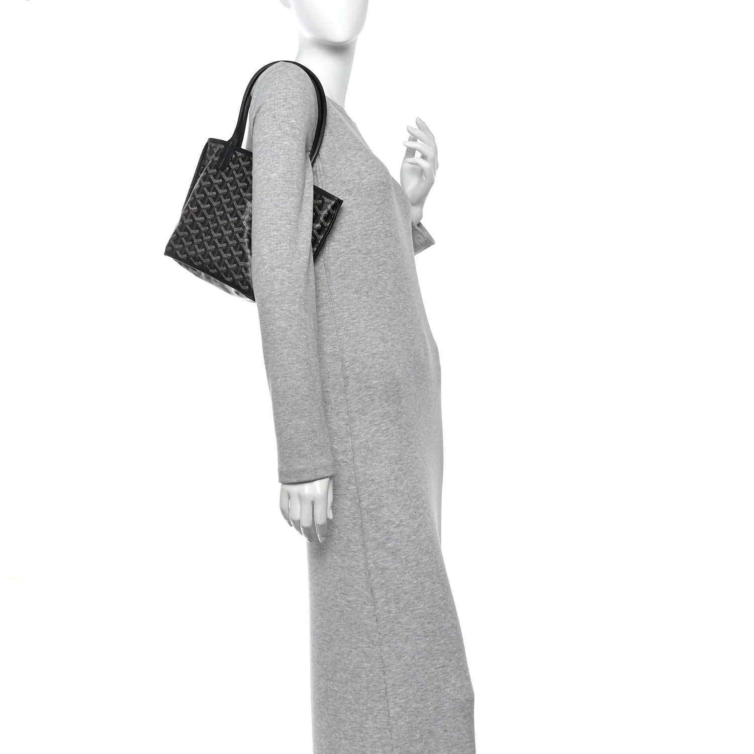 Goyardine Reversible Mini Anjou Black - Image 2
