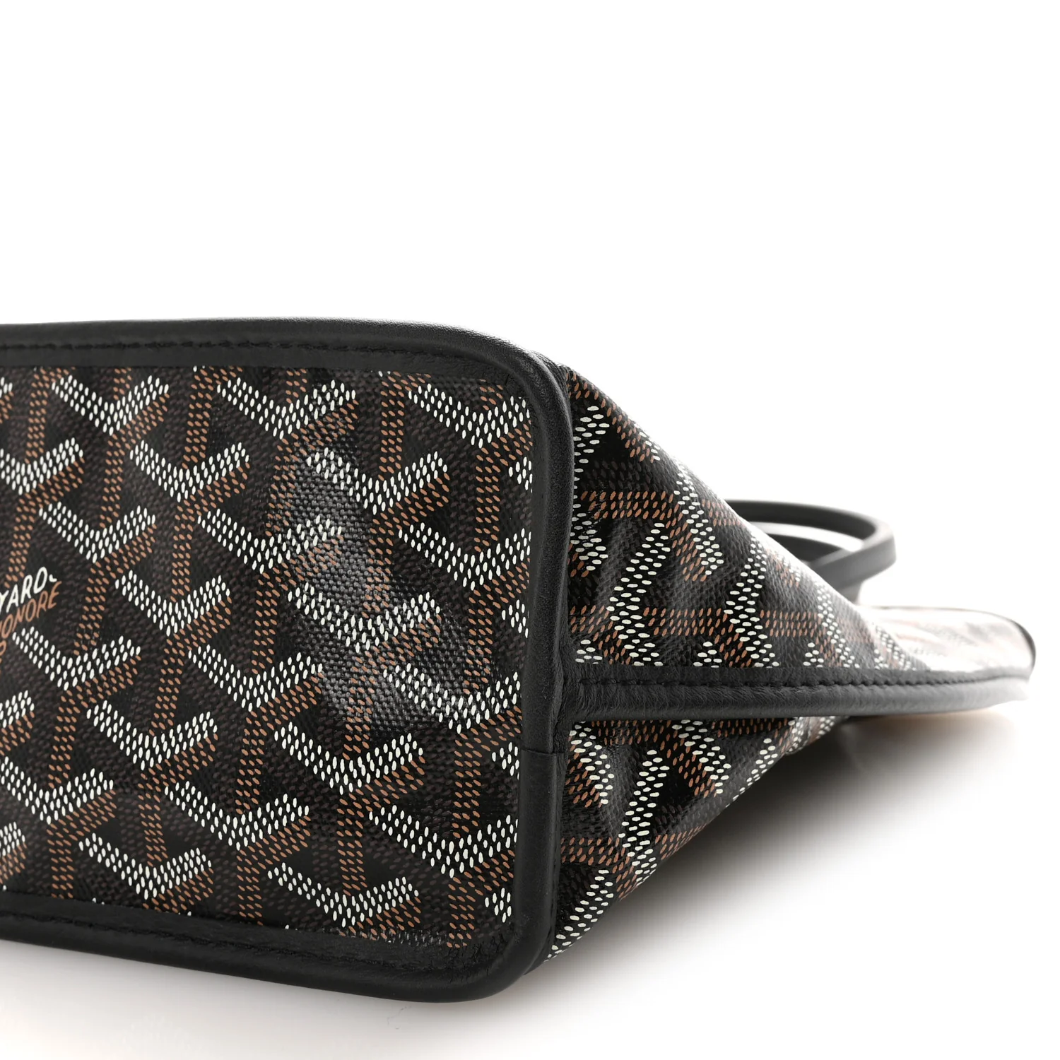 Goyardine Reversible Mini Anjou Black - Image 10