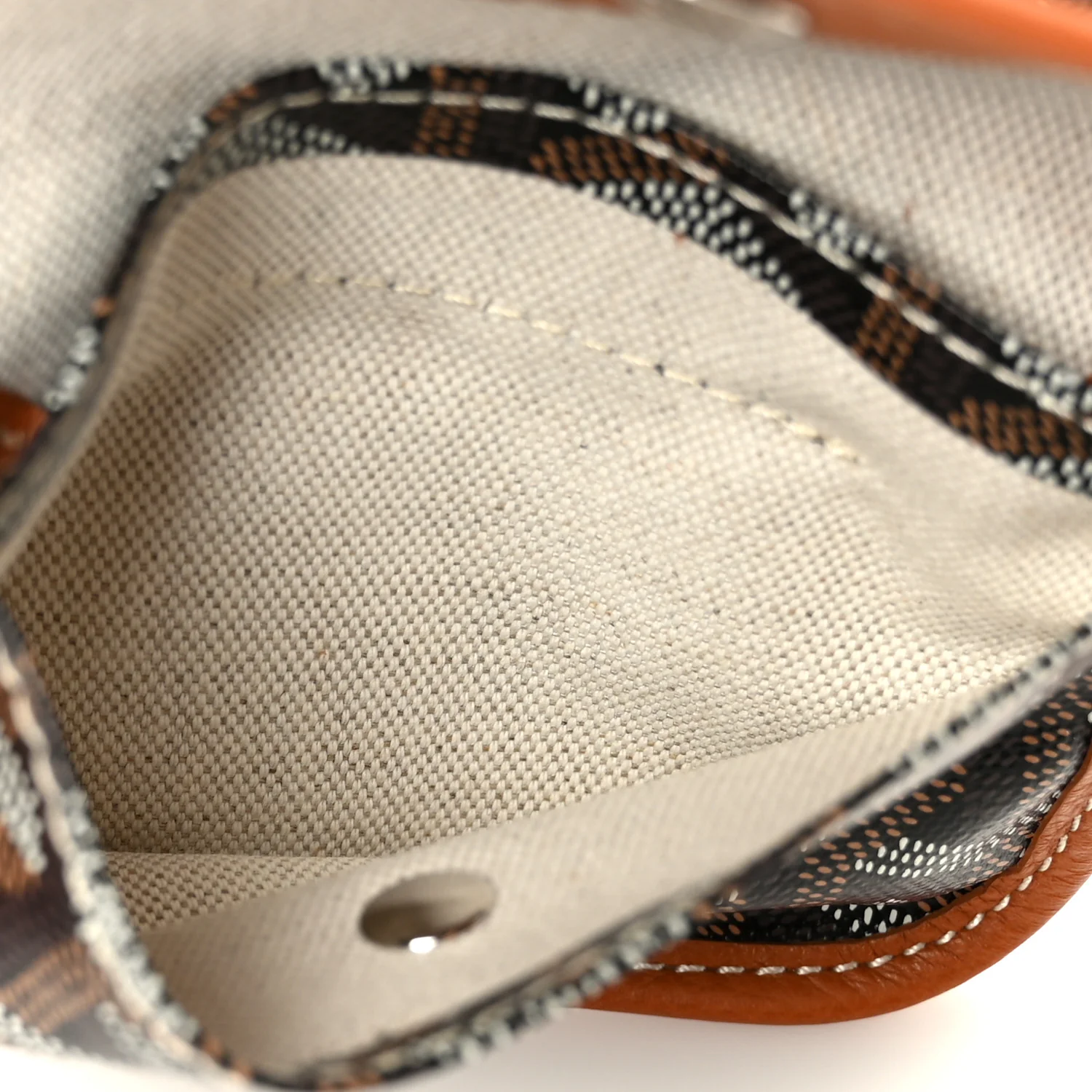 Goyardine Reversible Mini Anjou Black Gold - Image 13