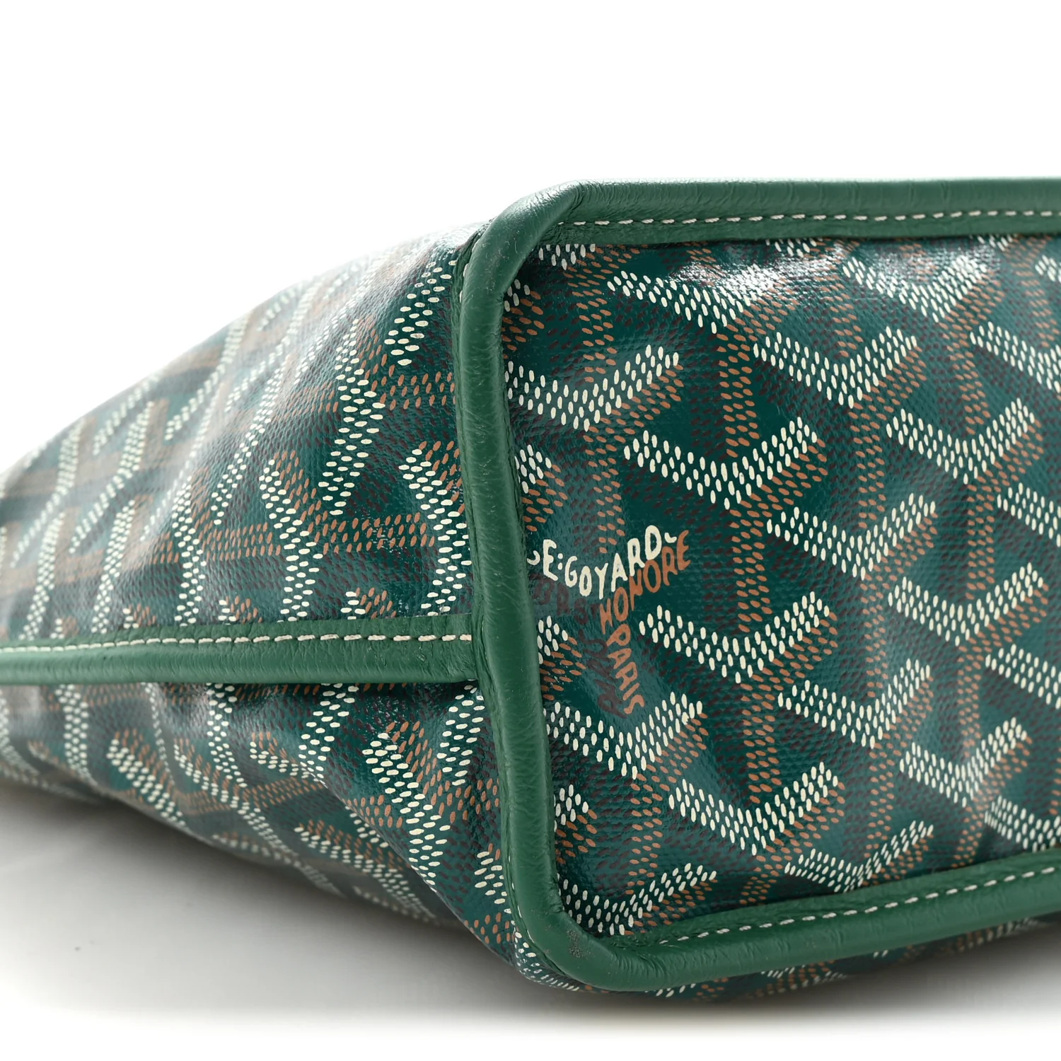 Goyardine Reversible Mini Anjou Green - Image 15