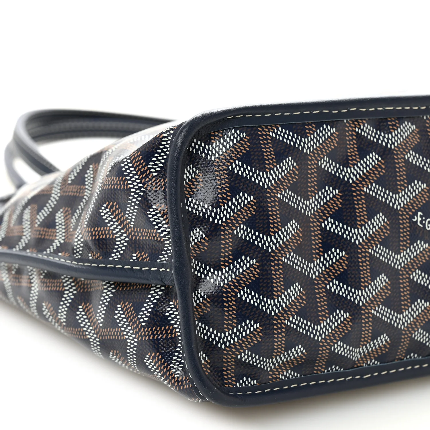 Goyardine Reversible Mini Anjou Navy - Image 13