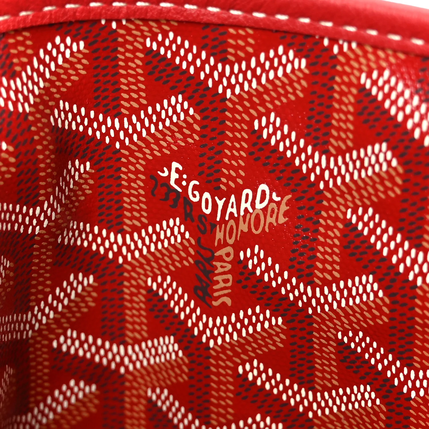 Goyardine Reversible Mini Anjou Red - Image 11