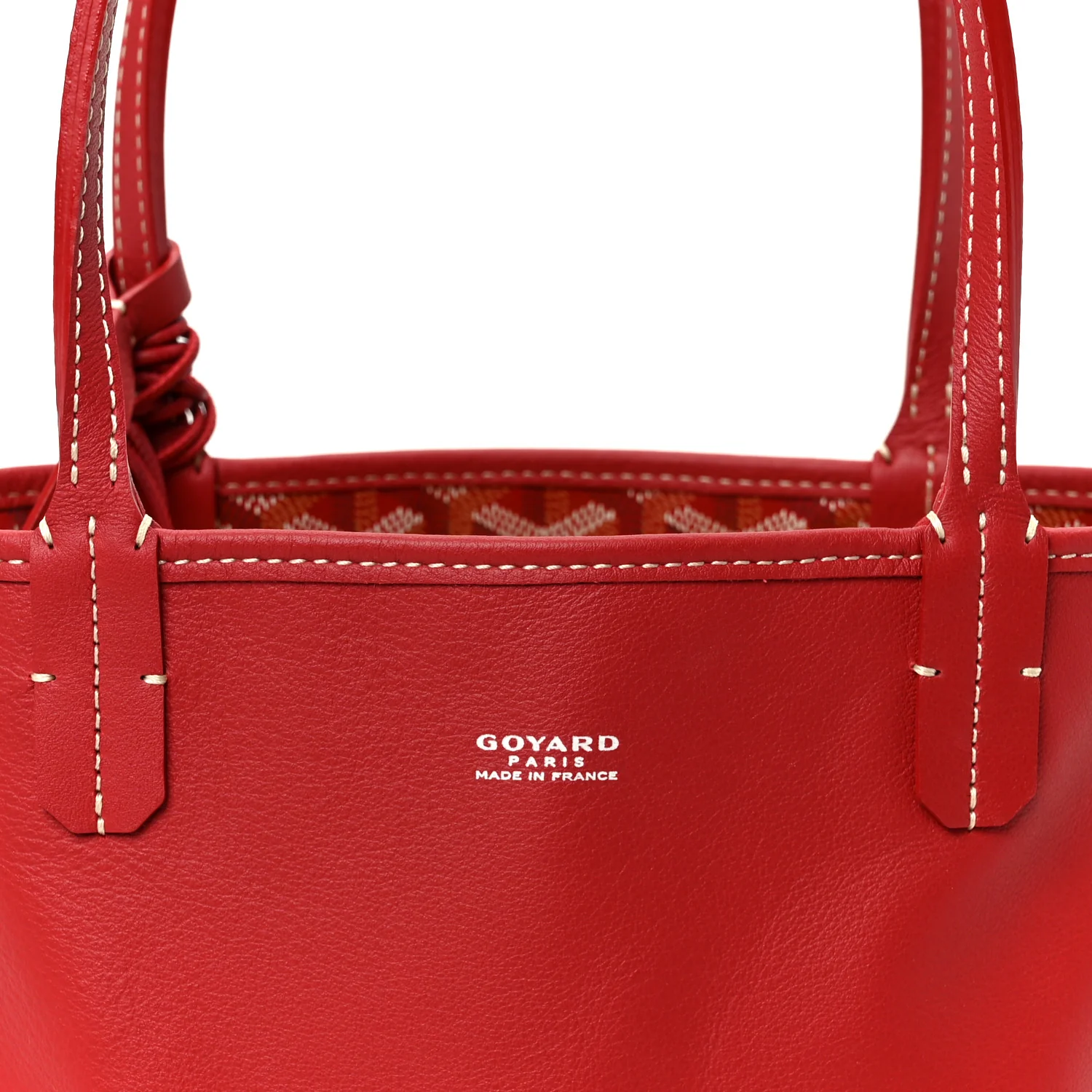 Goyardine Reversible Mini Anjou Red - Image 16