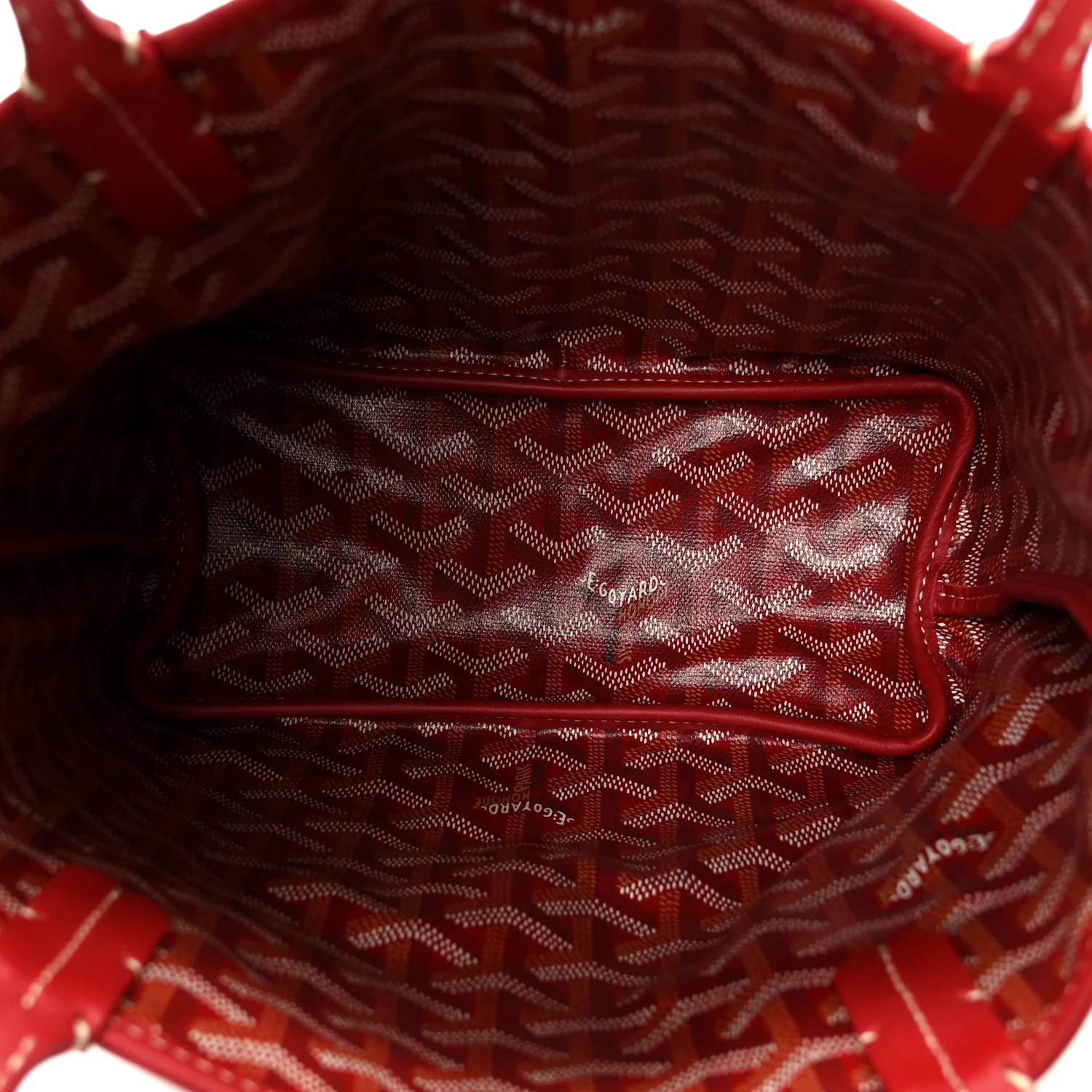 Goyardine Reversible Mini Anjou Red - Image 9
