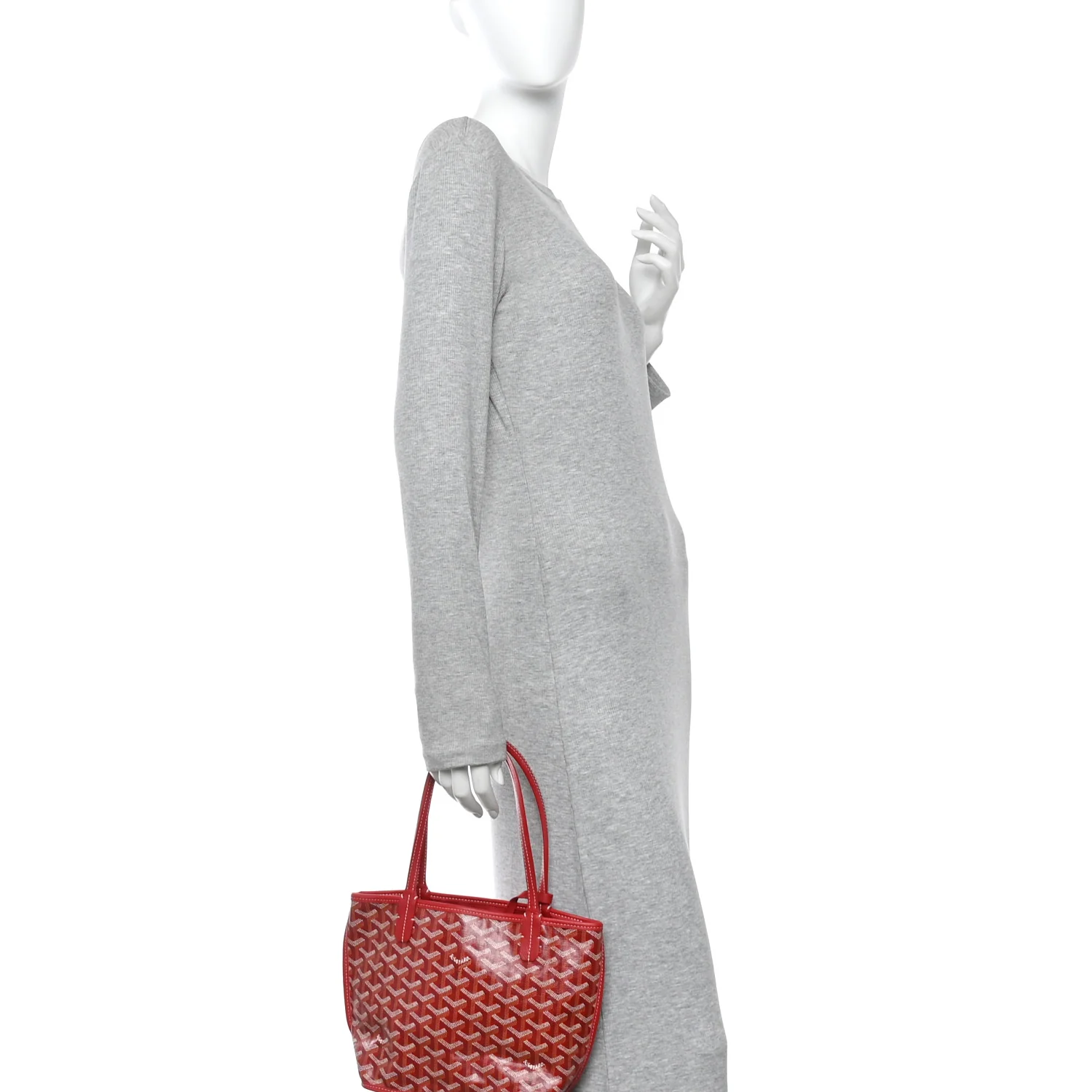 Goyardine Reversible Mini Anjou Red - Image 2