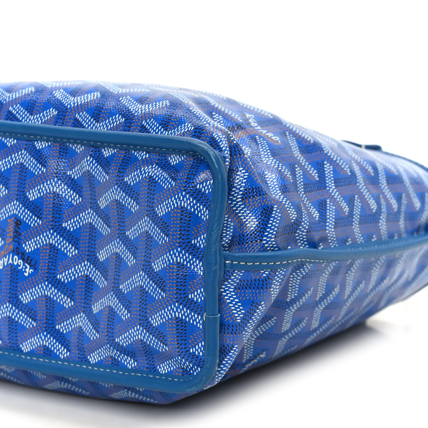 Goyardine Reversible Mini Anjou Sky Blue - Image 19