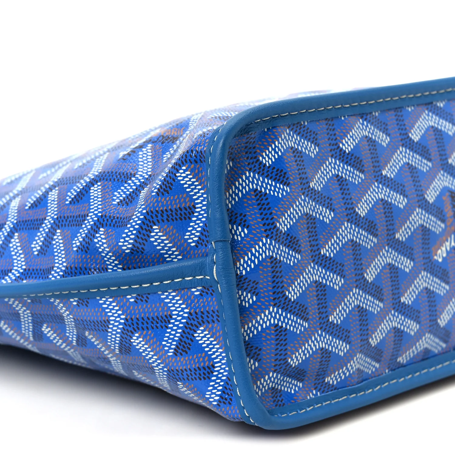 Goyardine Reversible Mini Anjou Sky Blue - Image 16