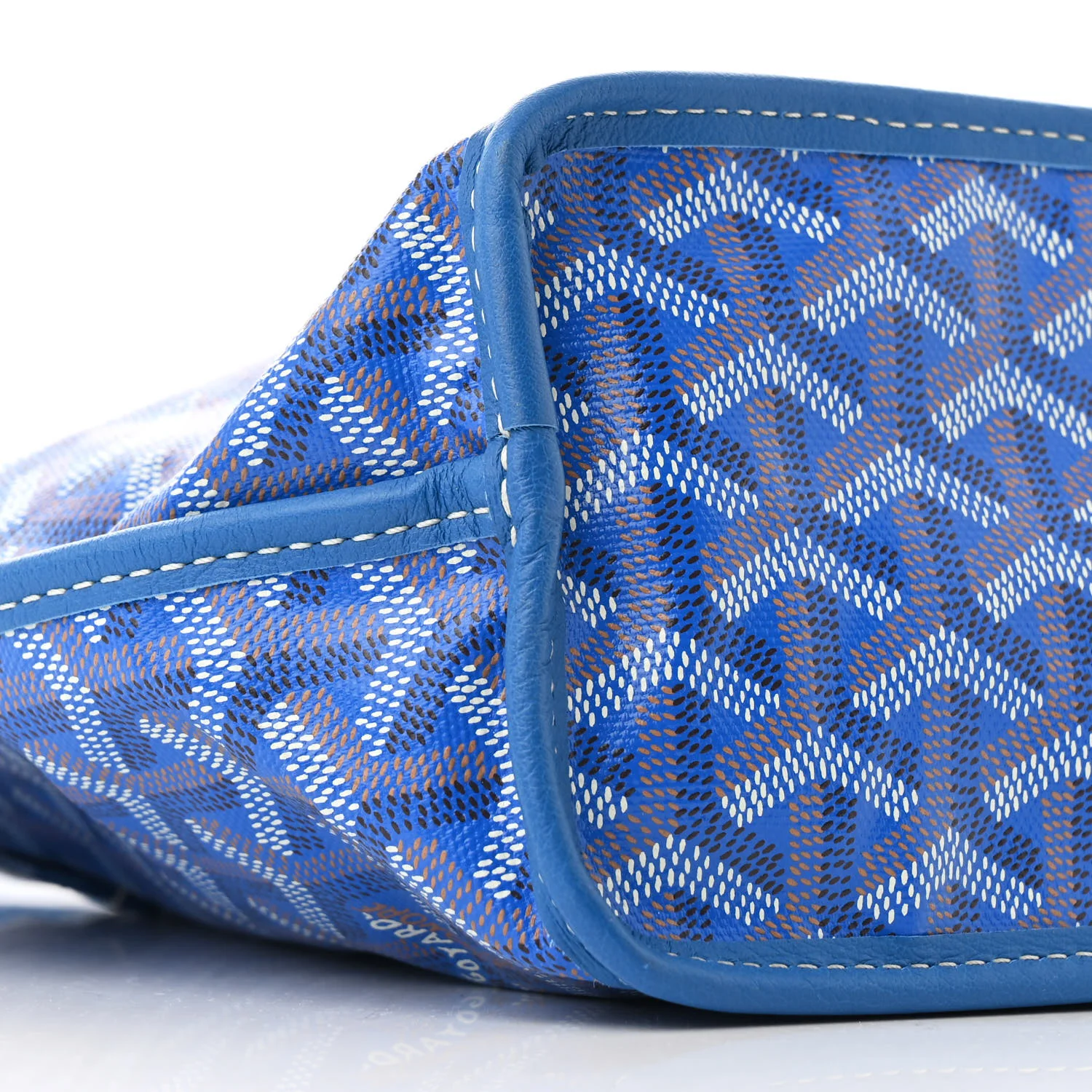 Goyardine Reversible Mini Anjou Sky Blue - Image 16