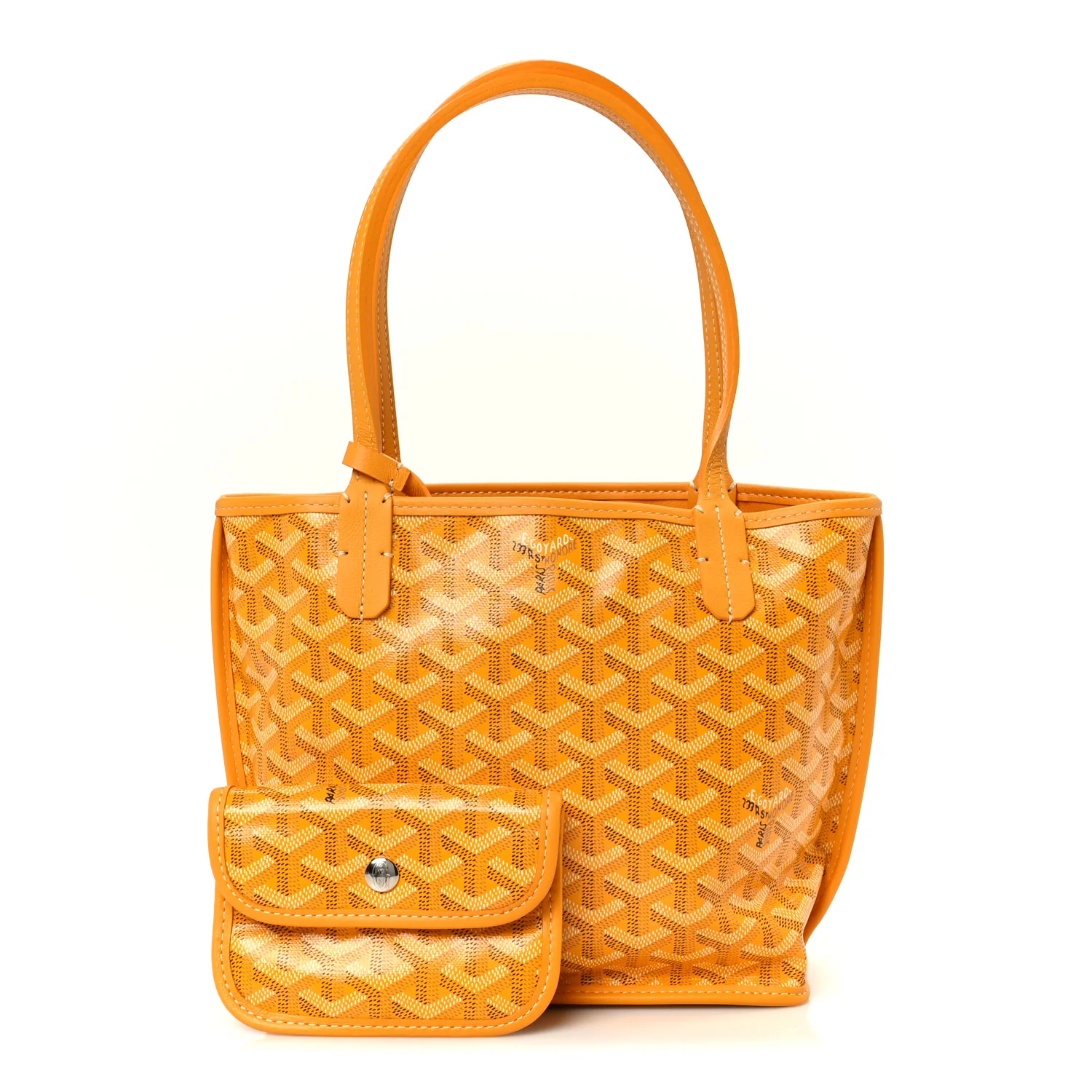 Goyardine Reversible Mini Anjou Yellow - Image 2
