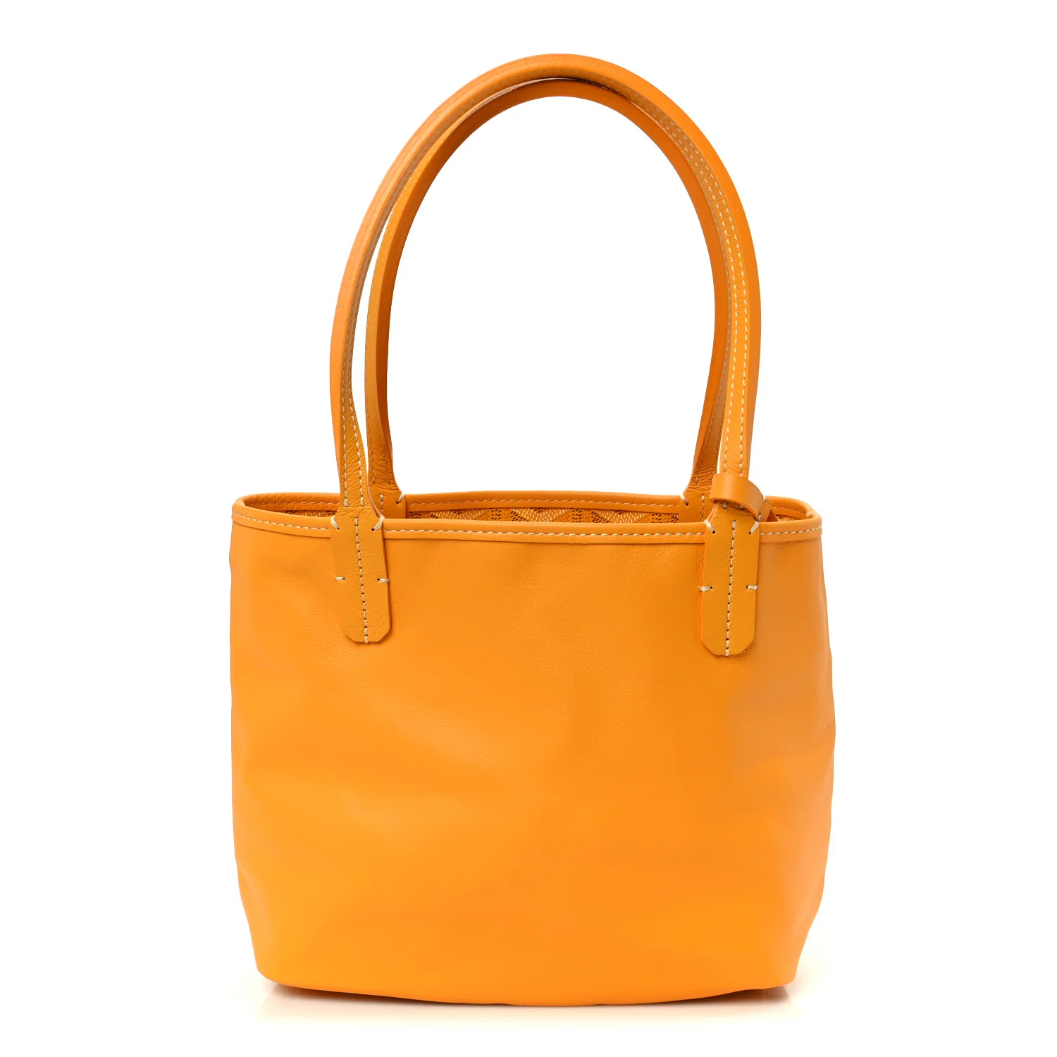 Goyardine Reversible Mini Anjou Yellow - Image 4