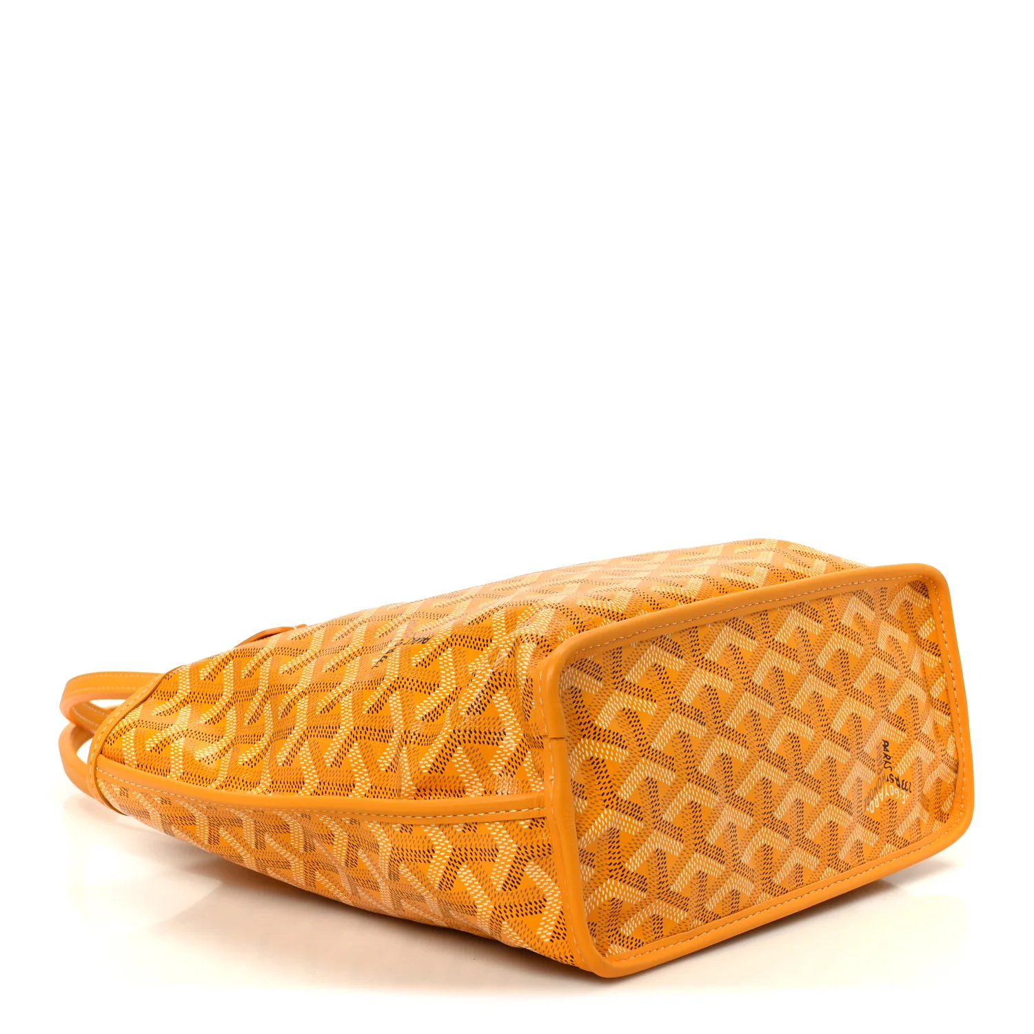 Goyardine Reversible Mini Anjou Yellow - Image 7