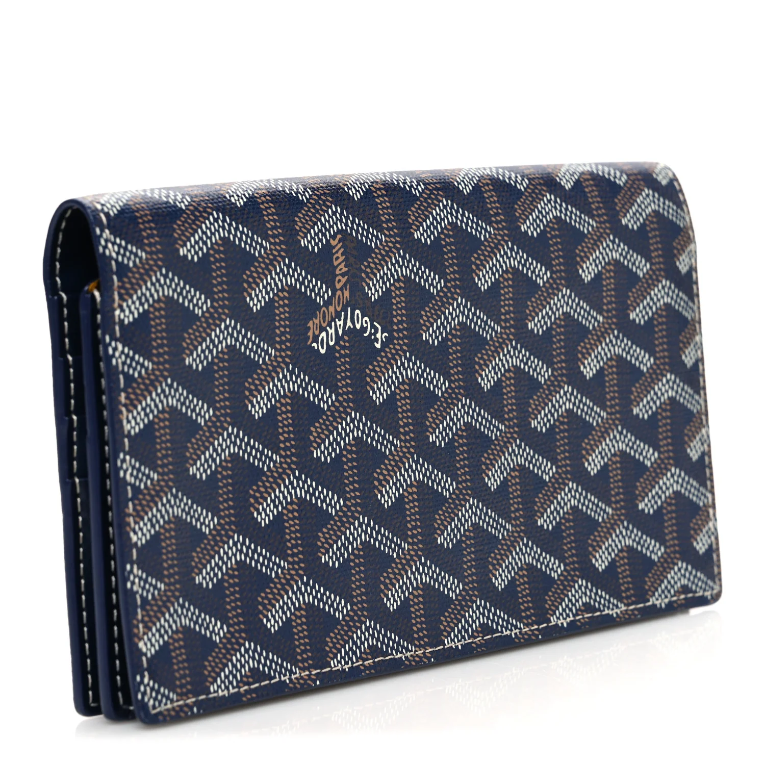 Goyardine Richelieu Wallet Navy - Image 3