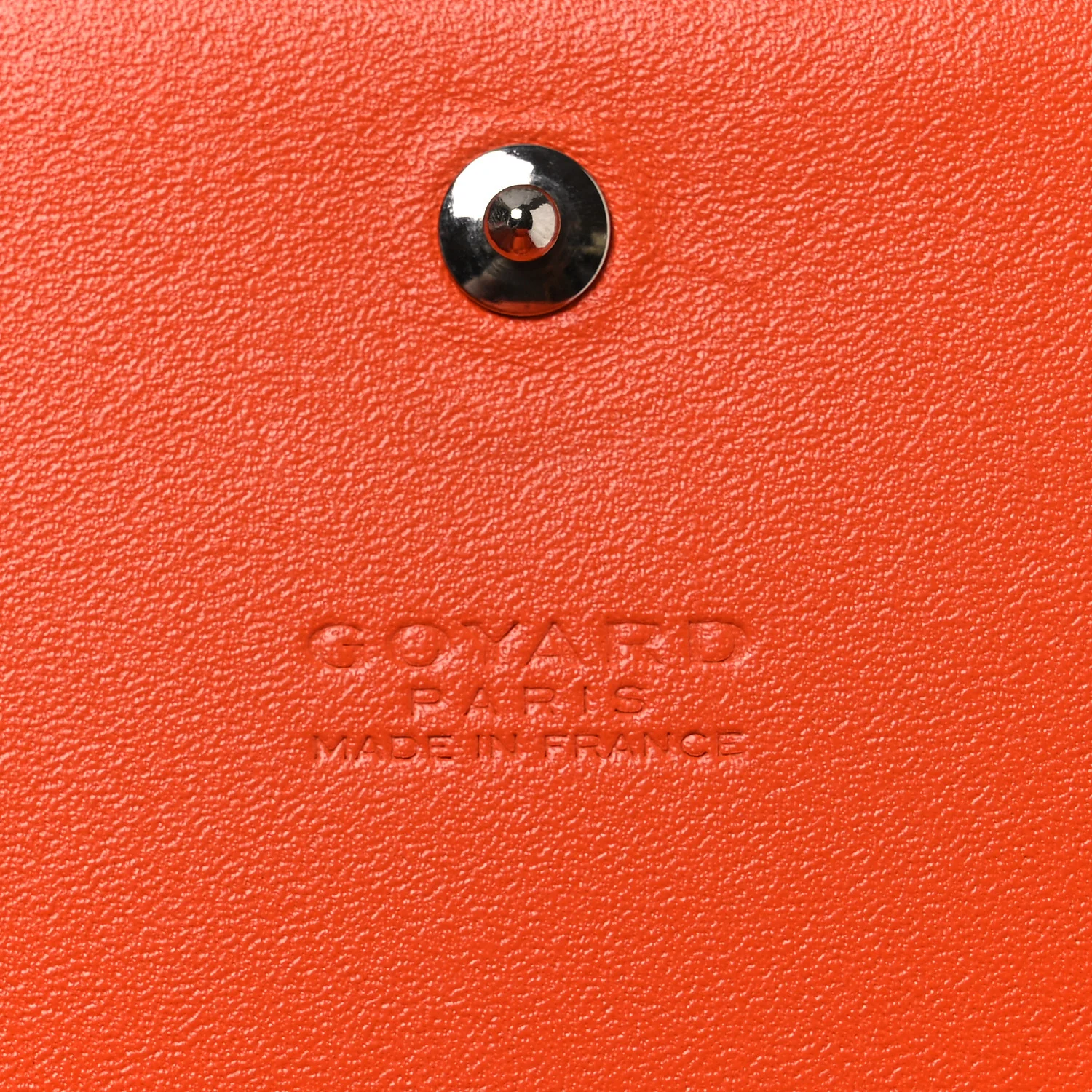 Goyardine Rivoli Wallet Orange - Image 6