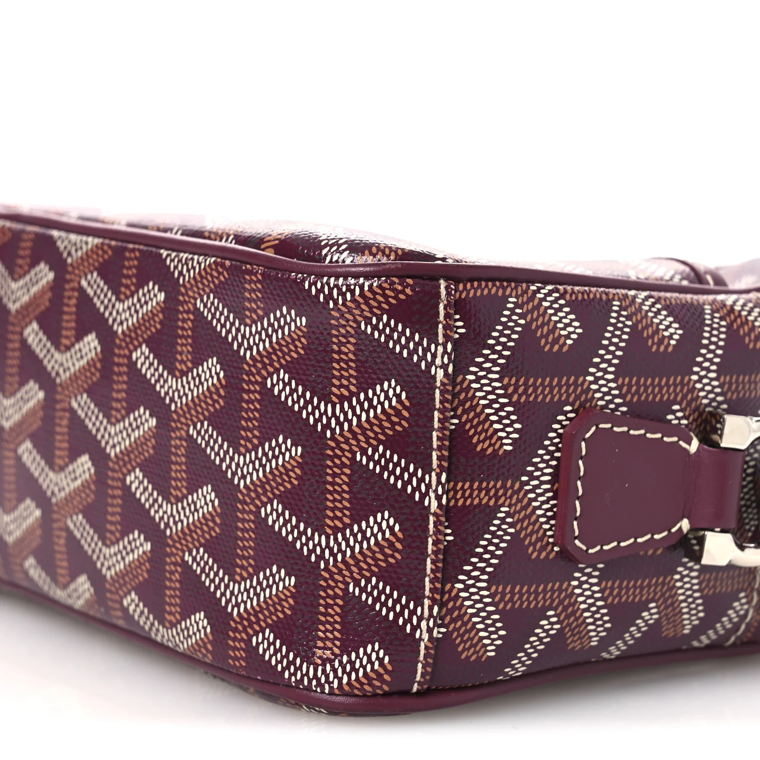 Goyardine Sac Cap Vert Burgundy - Image 9