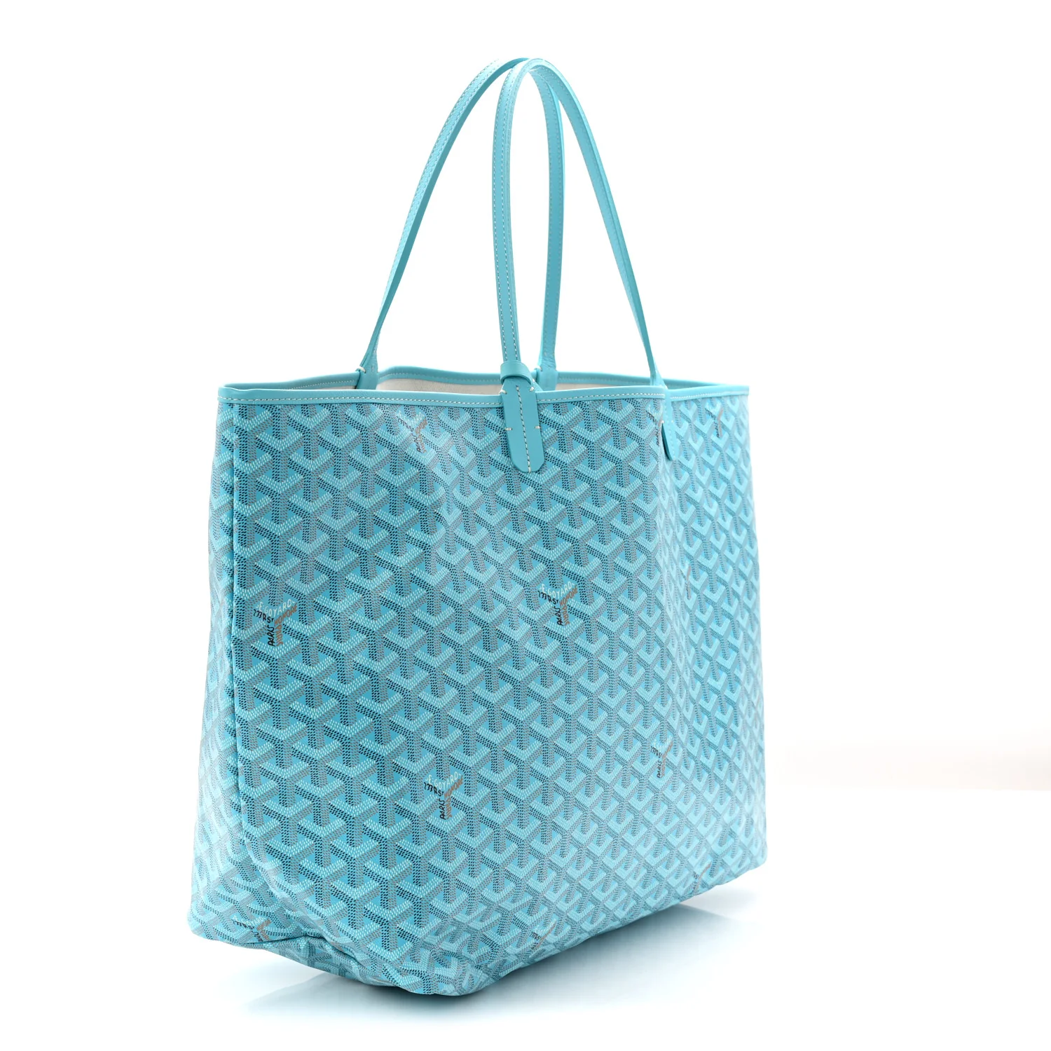 Goyardine Saint Louis GM Balise Beach Towel Set Turquoise - Image 4
