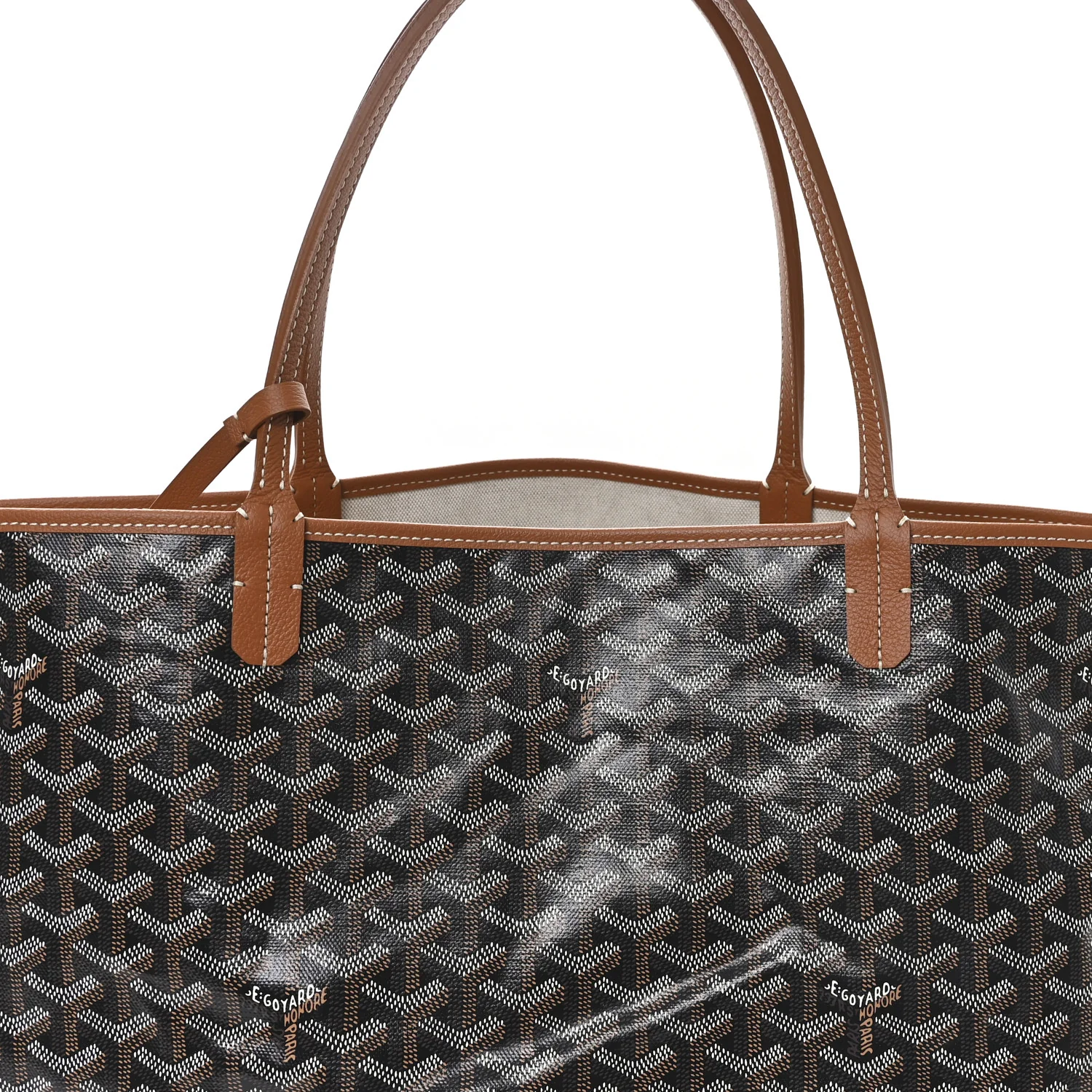 Goyardine Saint Louis GM Black Gold - Image 9