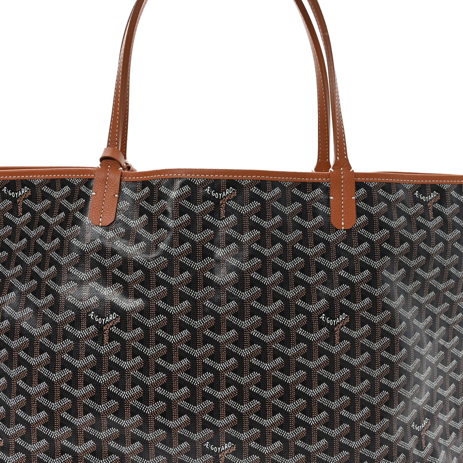 Goyardine Saint Louis GM Black Gold - Image 9