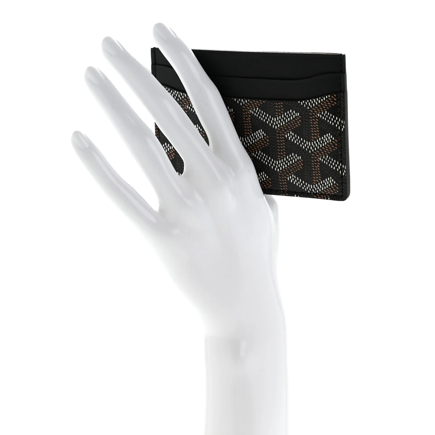 Goyardine Saint Sulpice Card Holder Black - Image 2