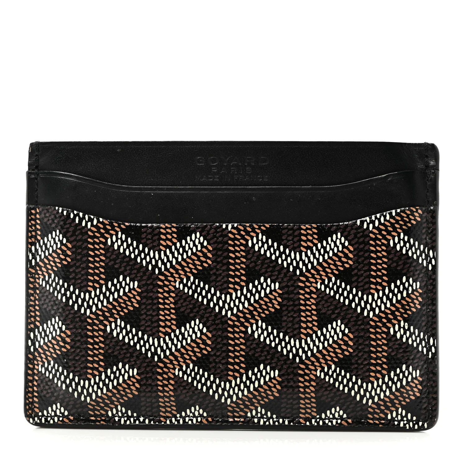 Goyardine Saint Sulpice Card Holder Black - Image 7