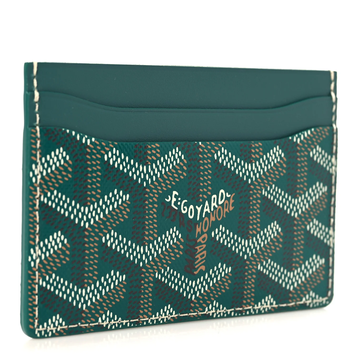 Goyardine Saint Sulpice Card Holder Green - Image 3