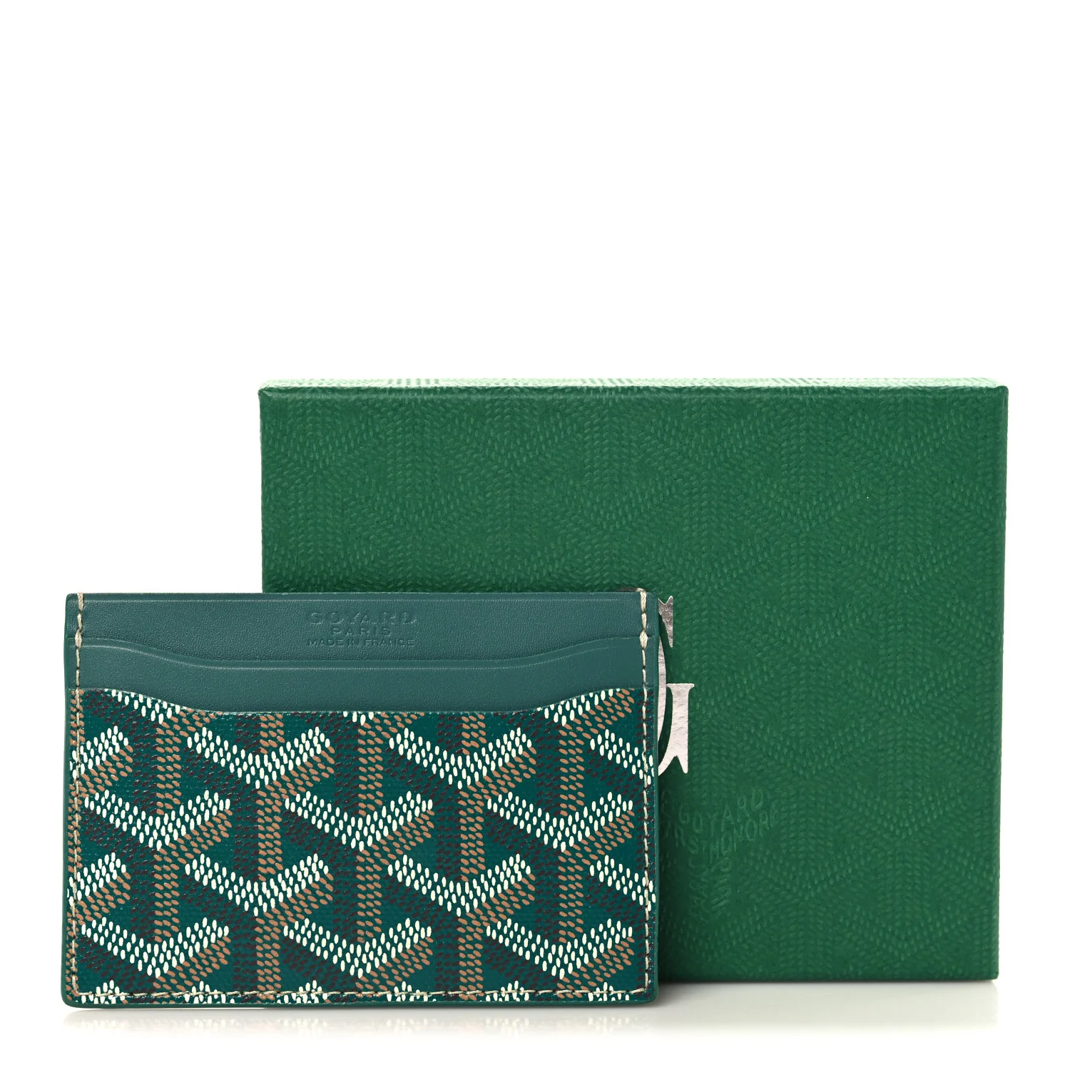 Goyardine Saint Sulpice Card Holder Green - Image 7