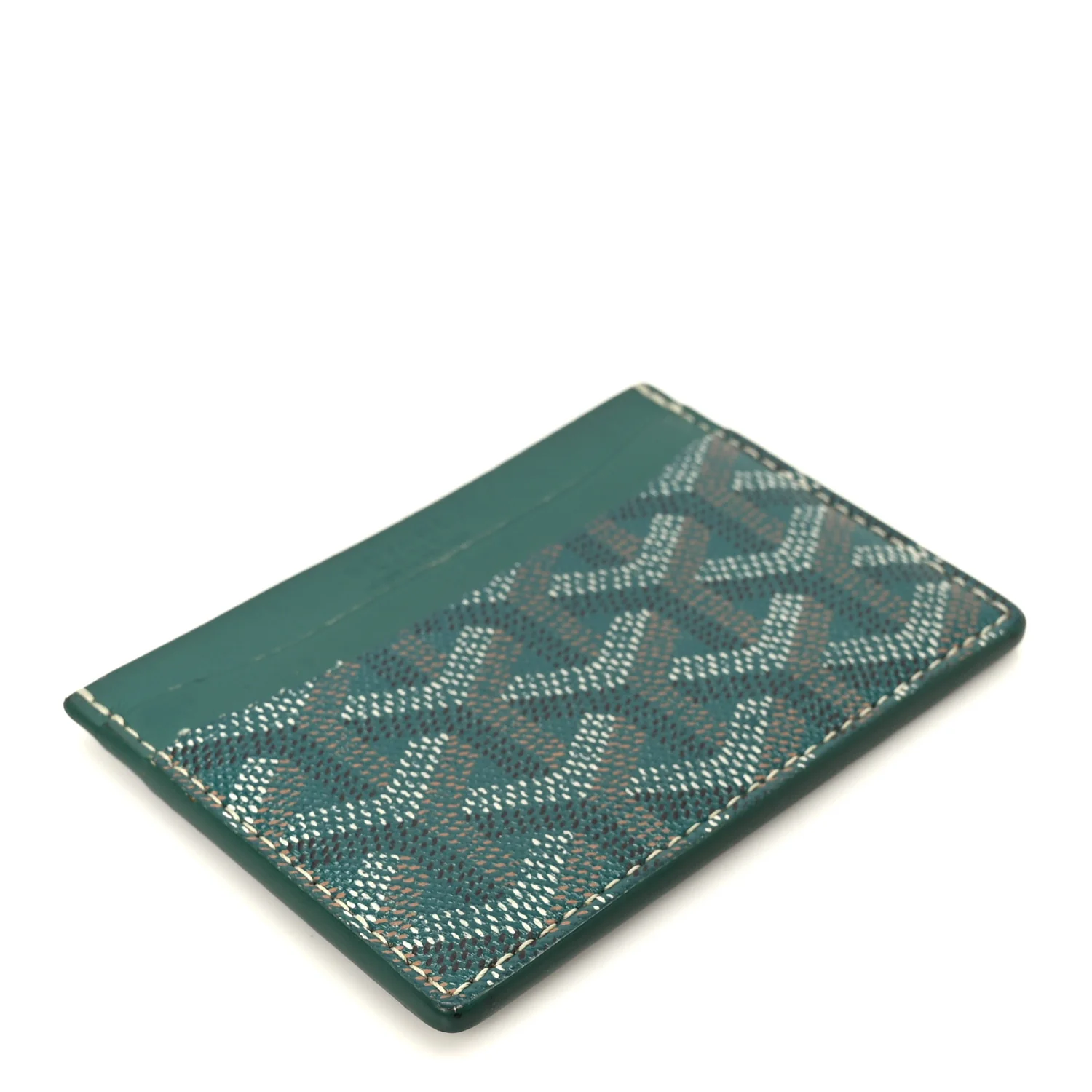 Goyardine Saint Sulpice Card Holder Green - Image 4
