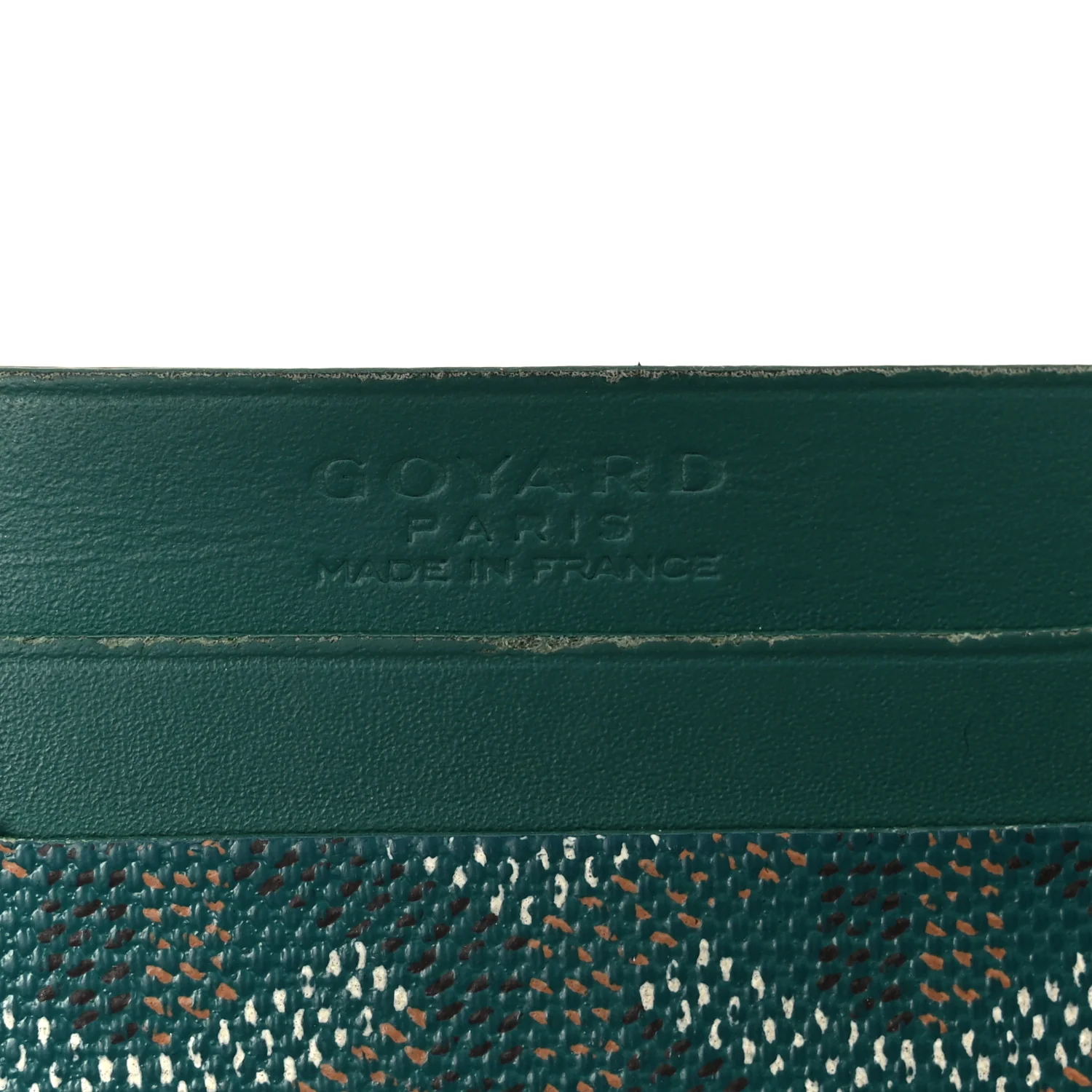Goyardine Saint Sulpice Card Holder Green - Image 6