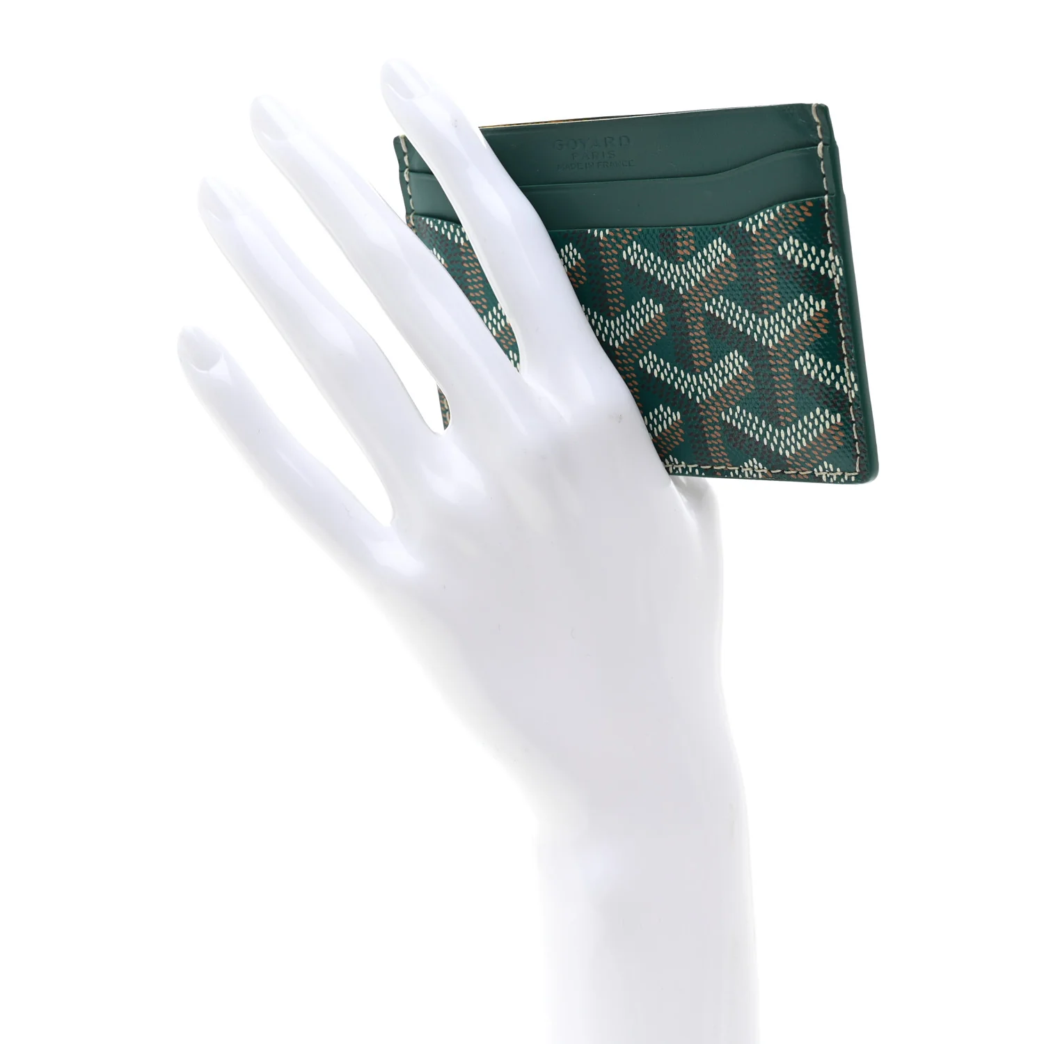 Goyardine Saint Sulpice Card Holder Green - Image 2