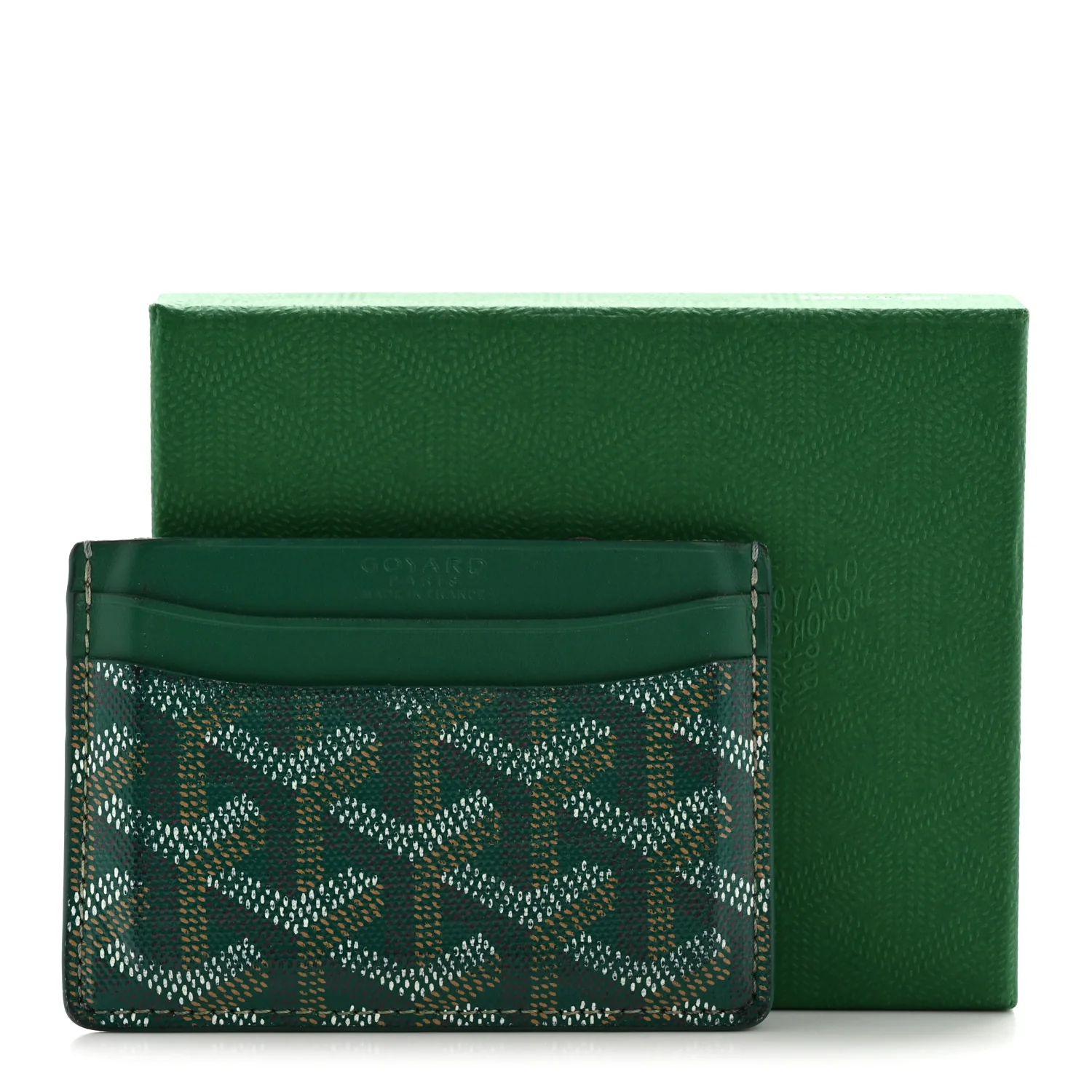 Goyardine Saint Sulpice Card Holder Green - Image 10
