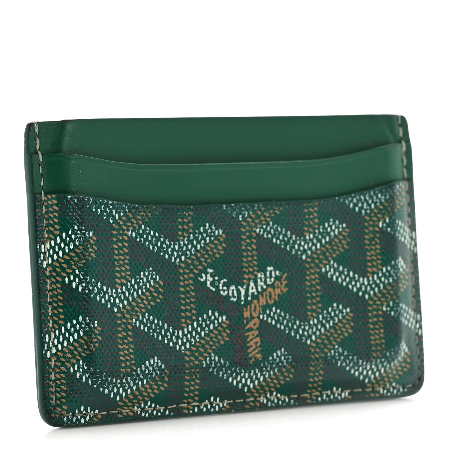 Goyardine Saint Sulpice Card Holder Green - Image 3