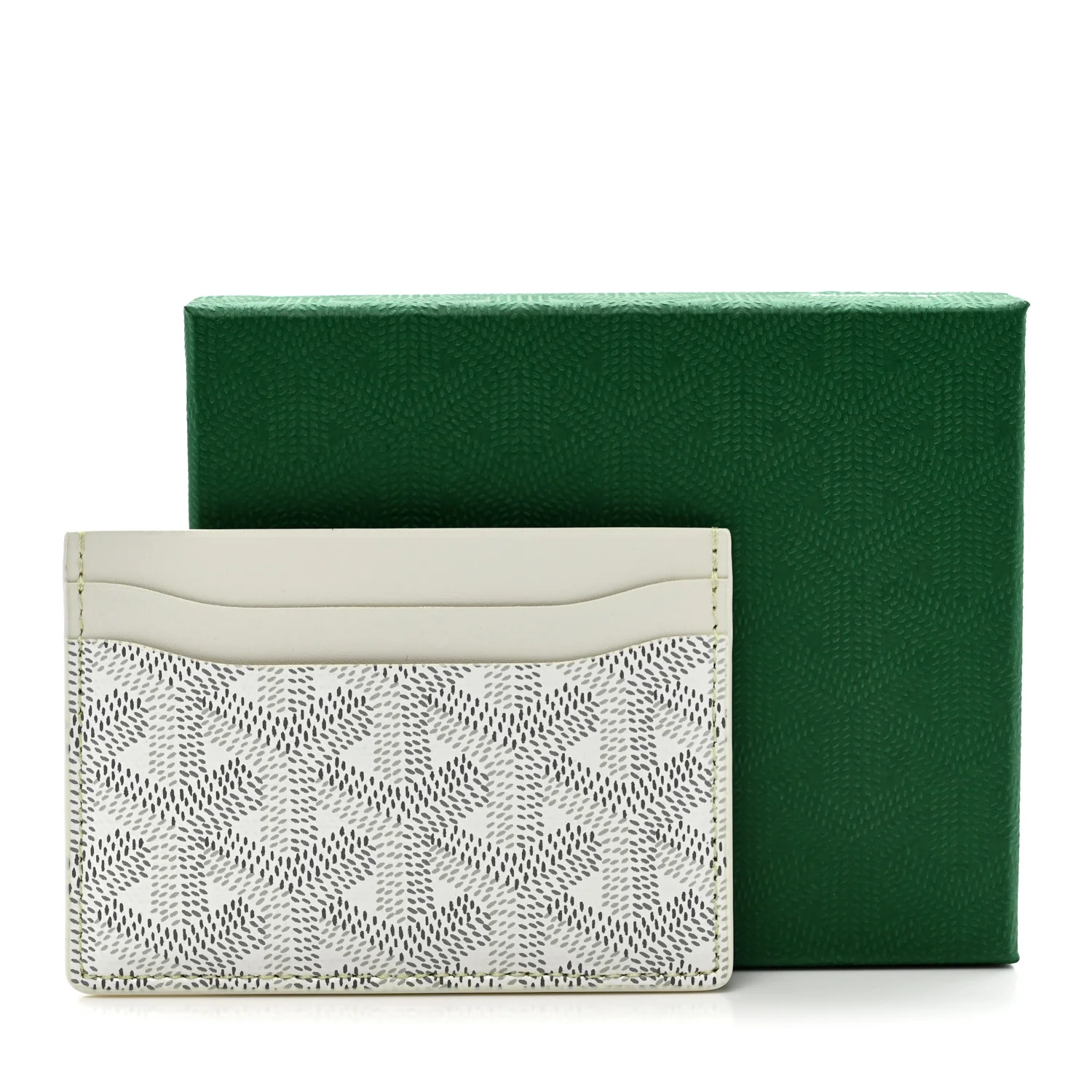 Goyardine Saint Sulpice Card Holder White - Image 8