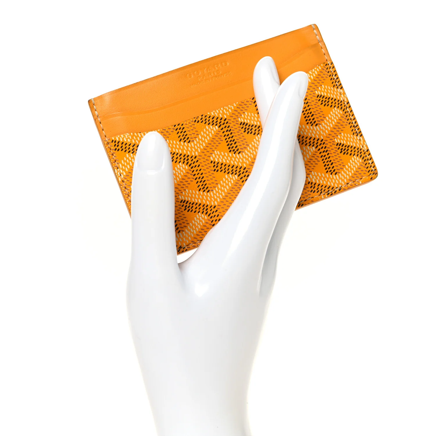 Goyardine Saint Sulpice Card Holder Yellow - Image 2