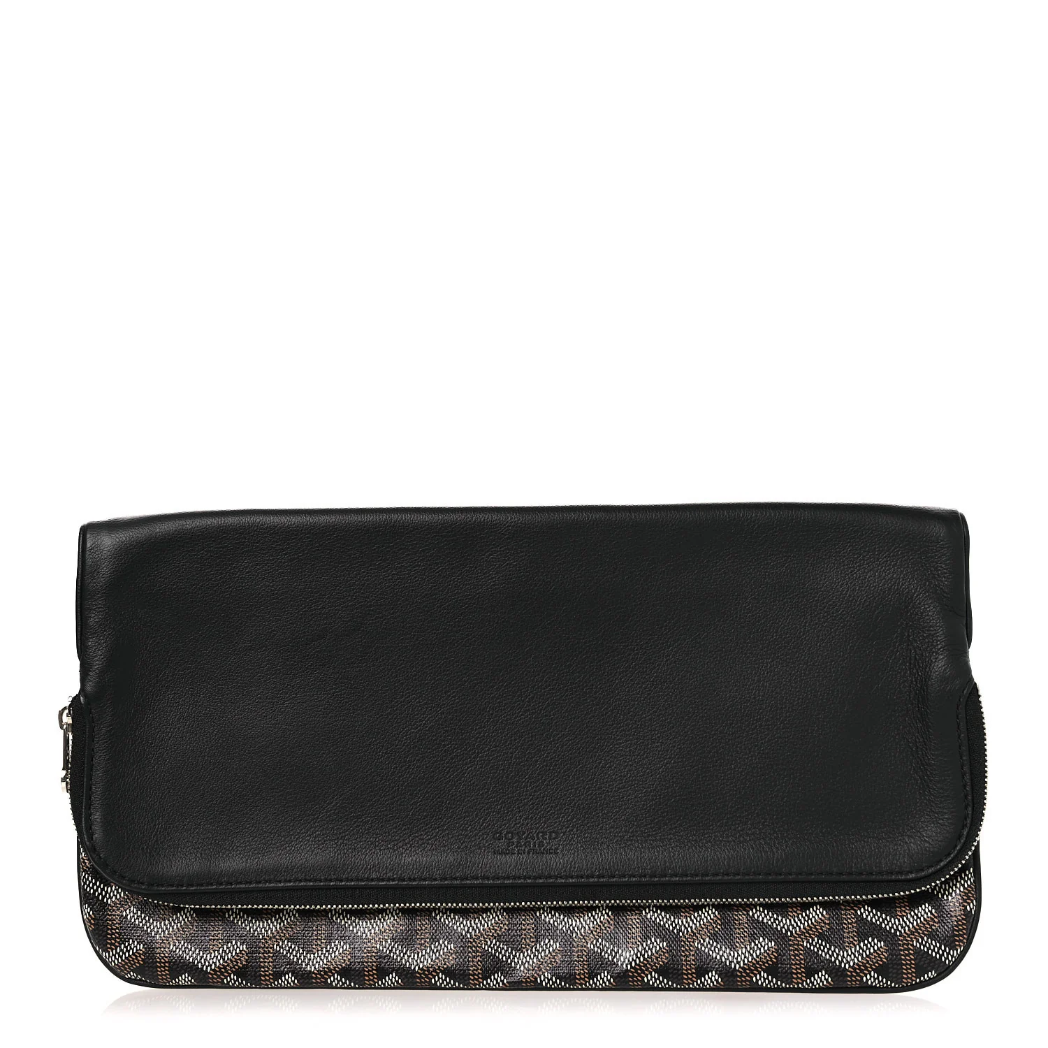 Goyardine Sainte Marie Soft Clutch Black