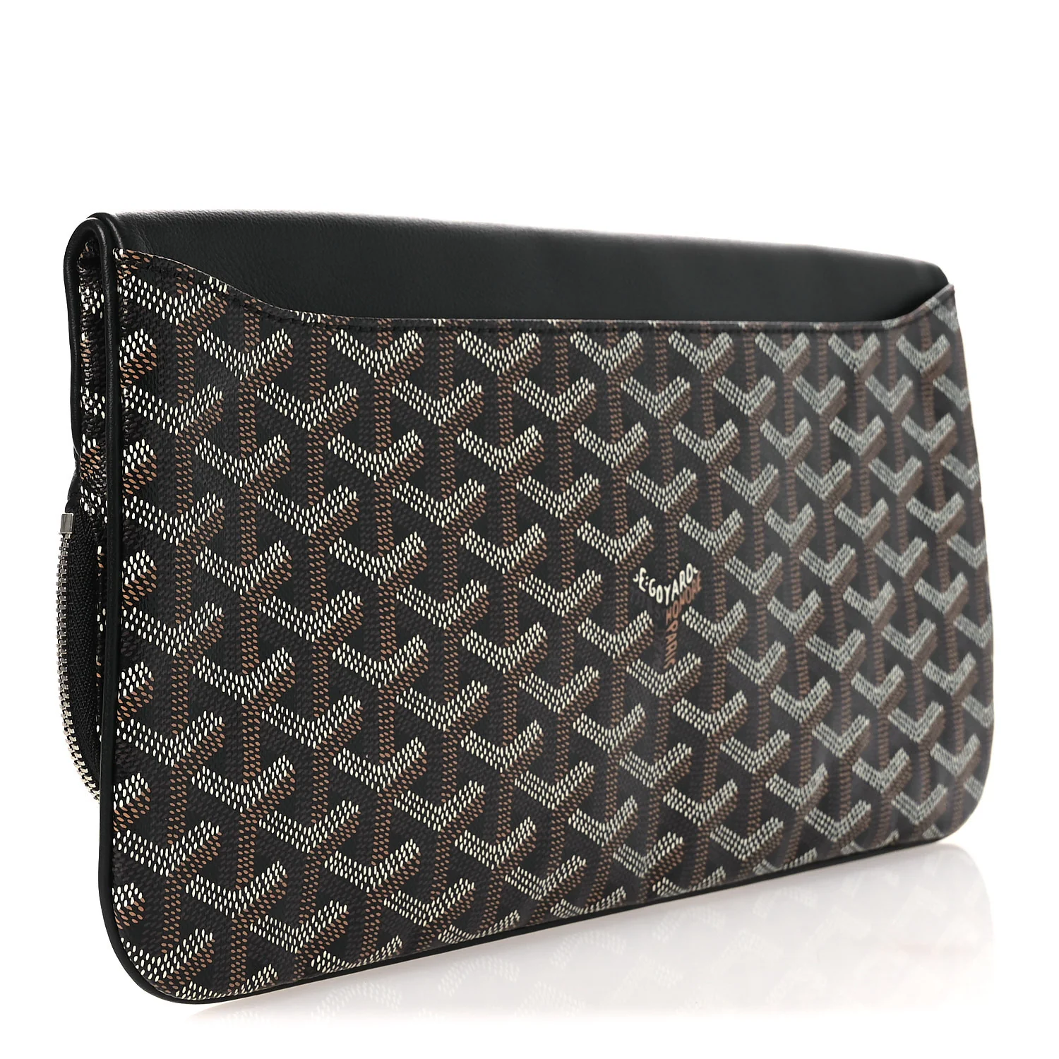 Goyardine Sainte Marie Soft Clutch Black - Image 3