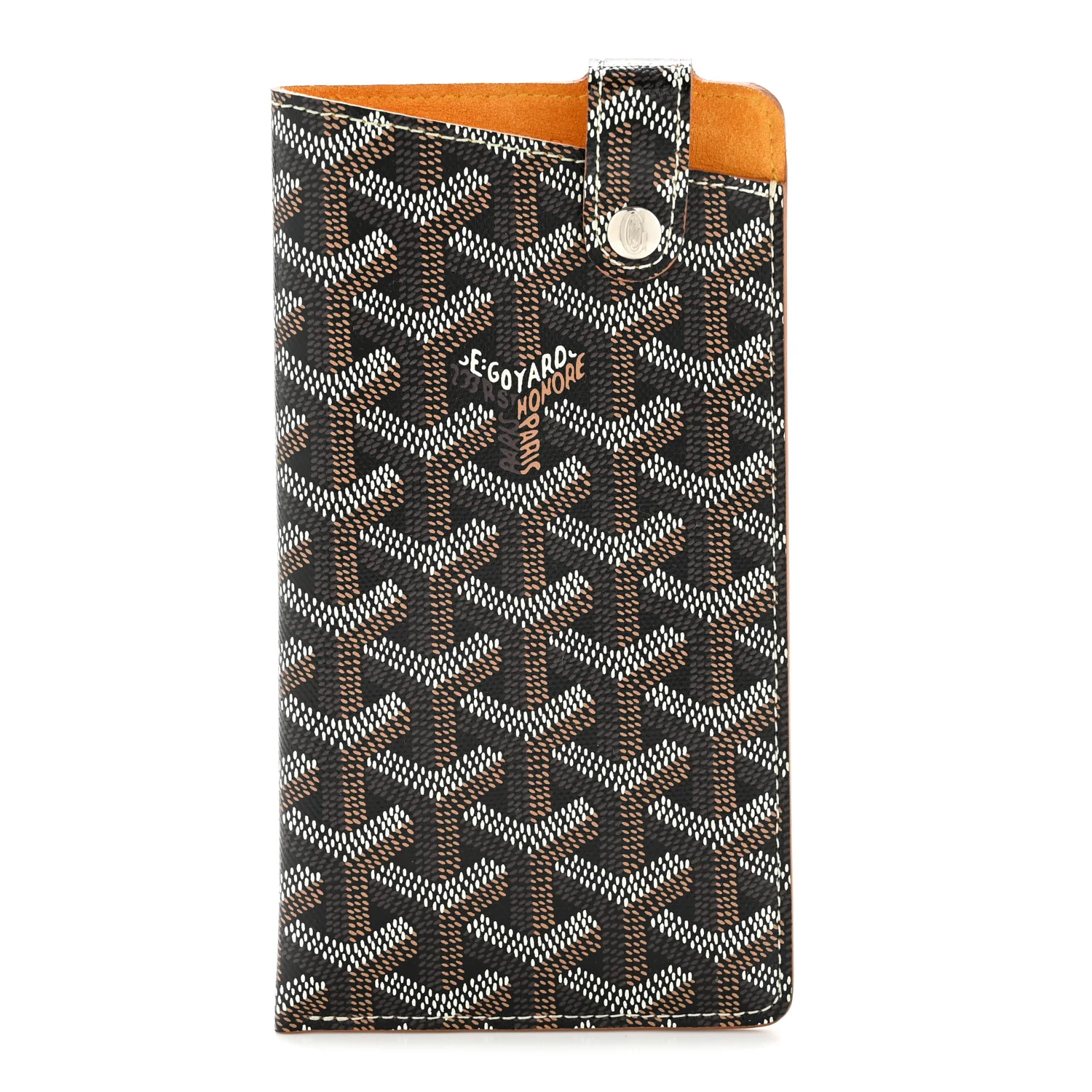 Goyardine Sunglass Case Black Gold