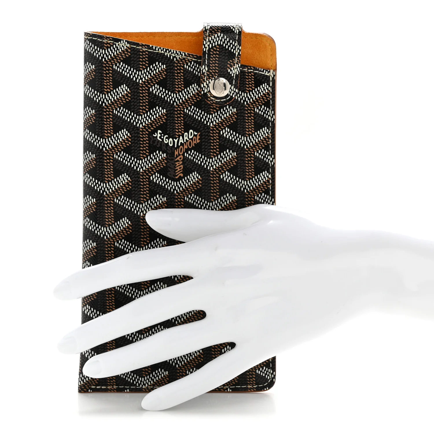 Goyardine Sunglass Case Black Gold - Image 2