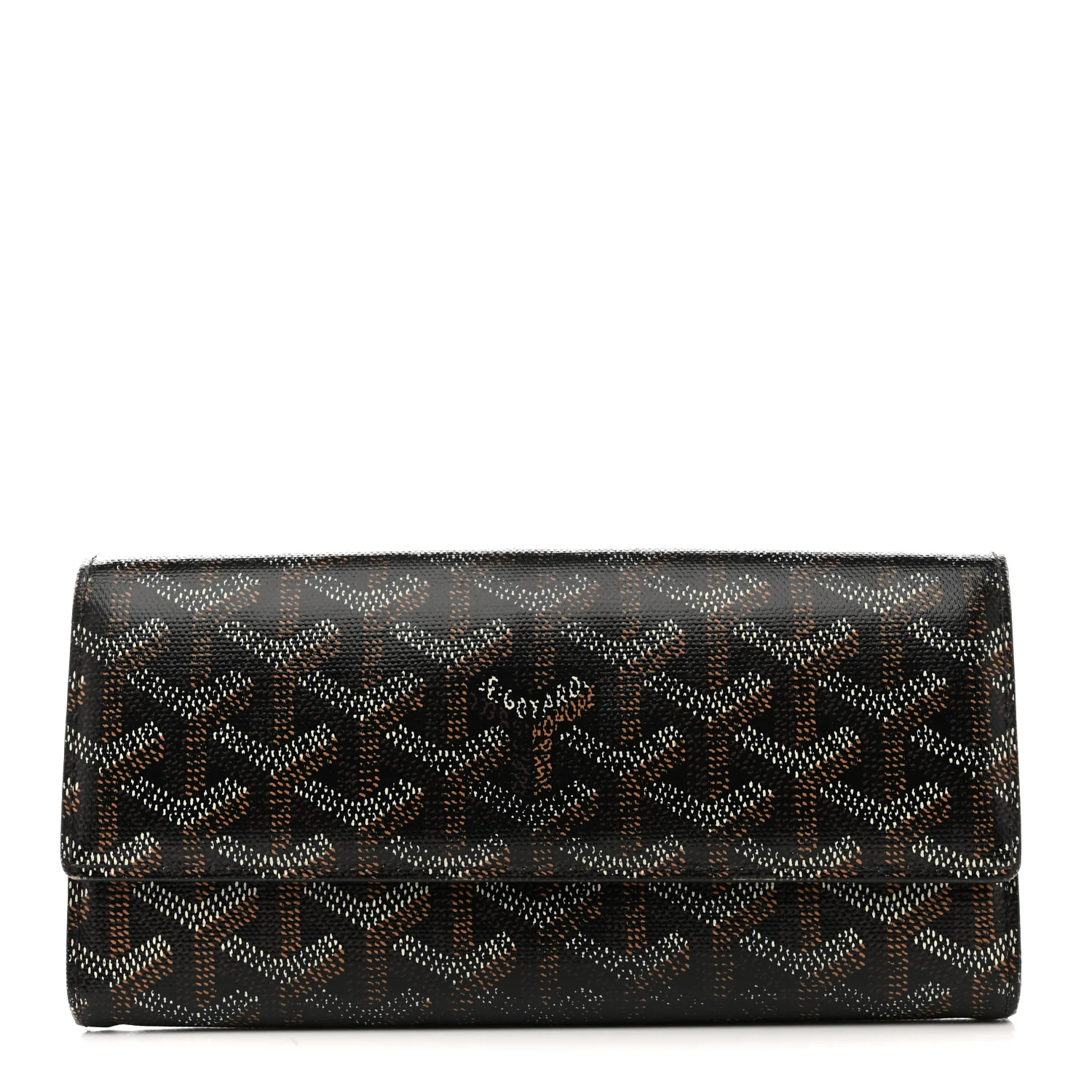 Goyardine Varenne Long Wallet Black