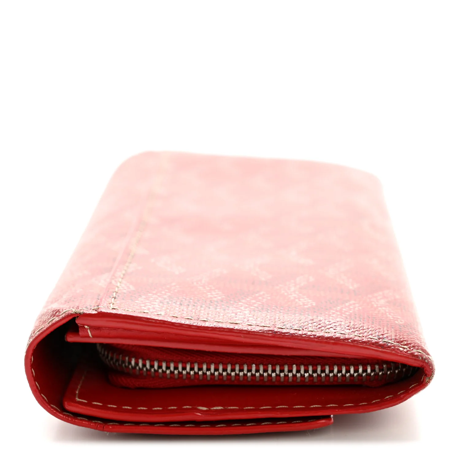 Goyardine Varenne Long Wallet Red - Image 10