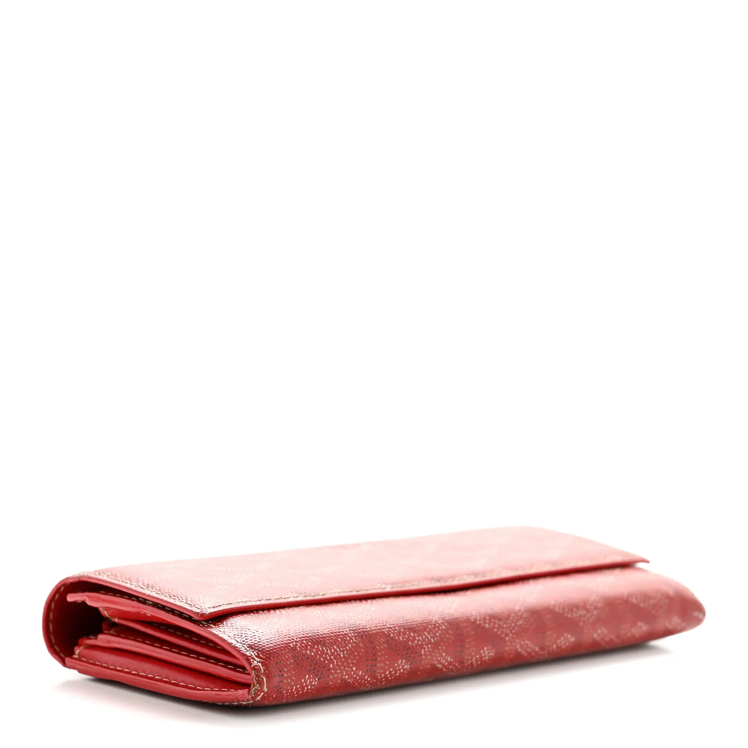 Goyardine Varenne Long Wallet Red - Image 4