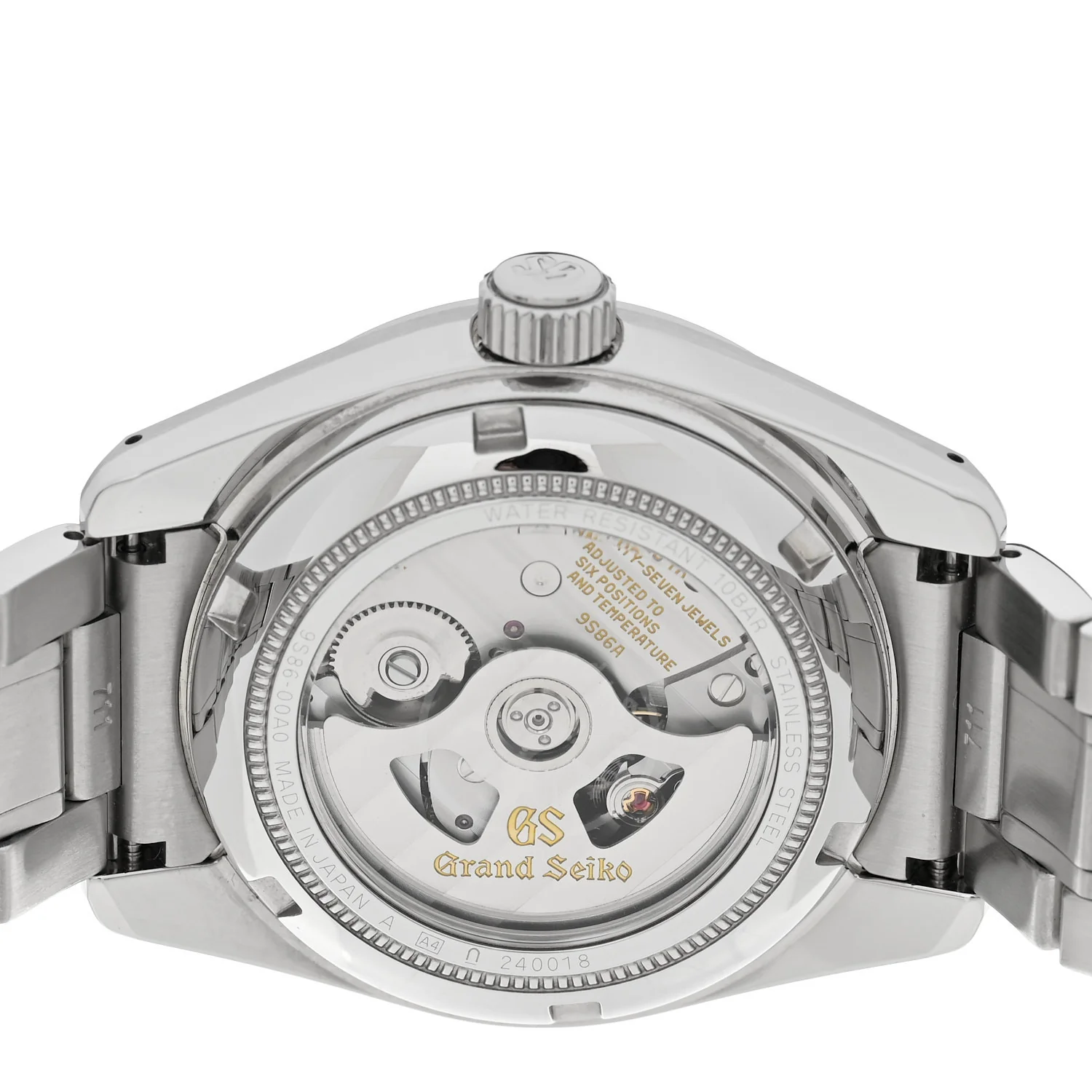 Stainless Steel 40mm Heritage Collection GMT Automatic Watch Green SBGJ259 - Image 4