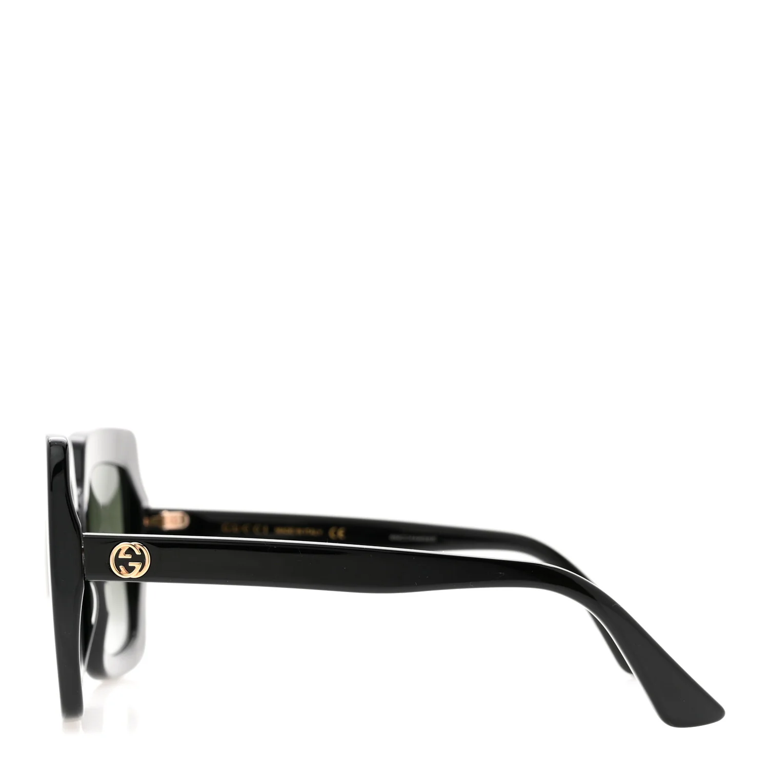Acetate Oversize Sunglasses GG0328S Black - Image 3