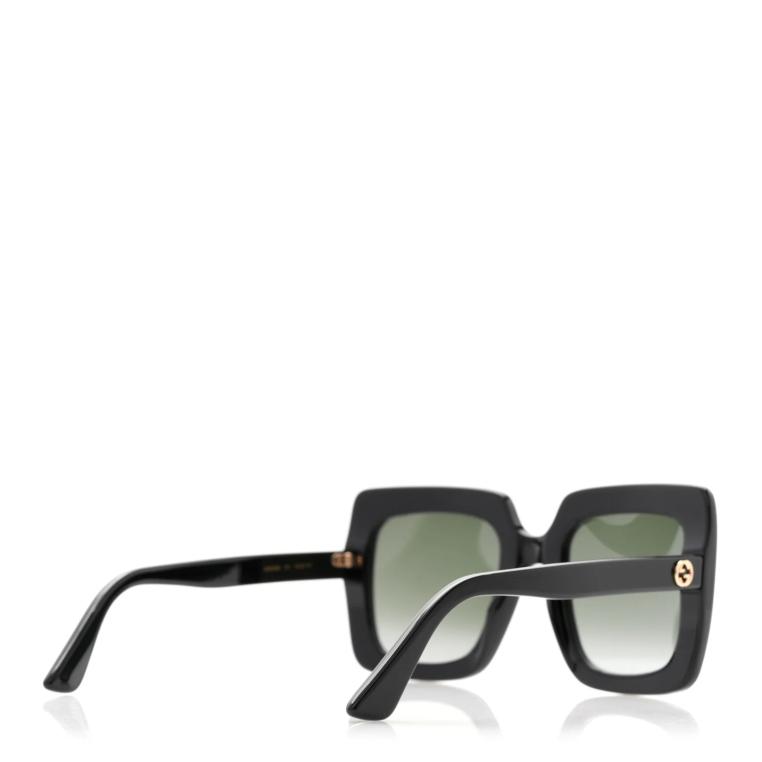 Acetate Oversize Sunglasses GG0328S Black - Image 4
