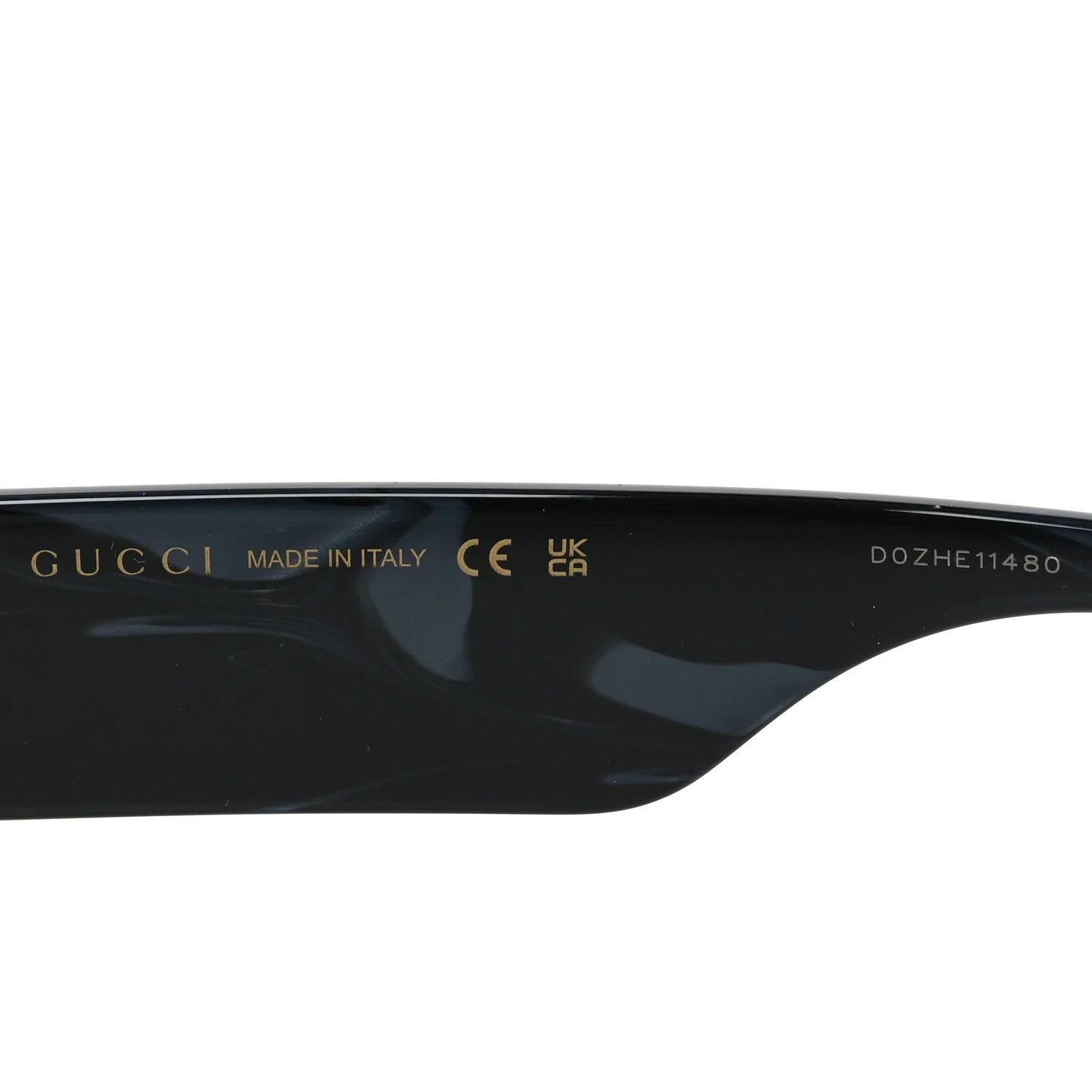 Acetate Rectangular GG0516S Sunglasses Green Bronze - Image 5