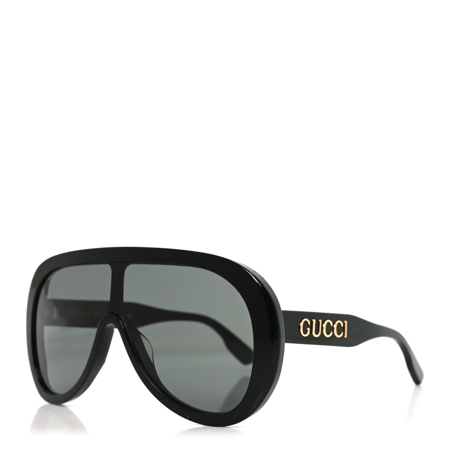 Acetate Shield Sunglasses GG1370S Black