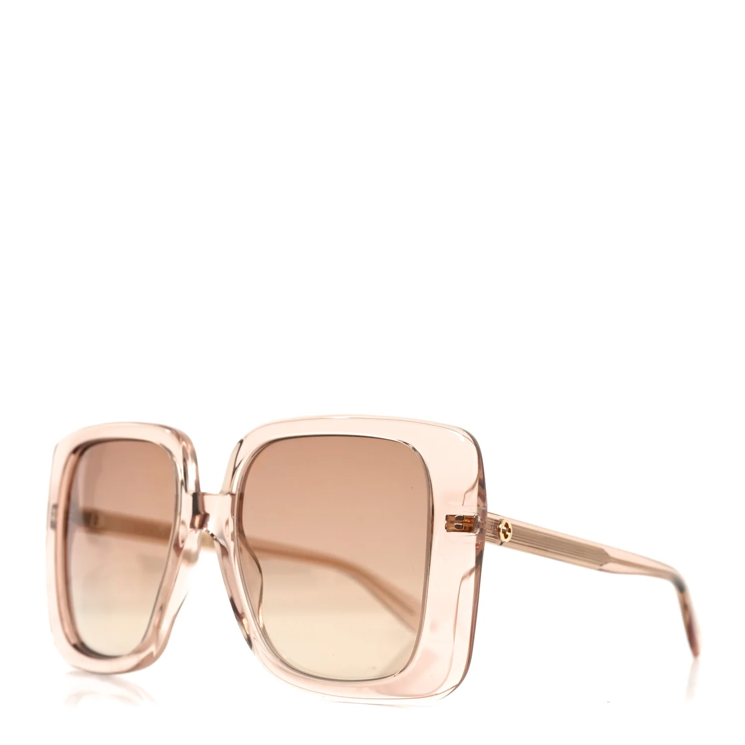 Acetate Square Frame Sunglasses GG1314S Beige