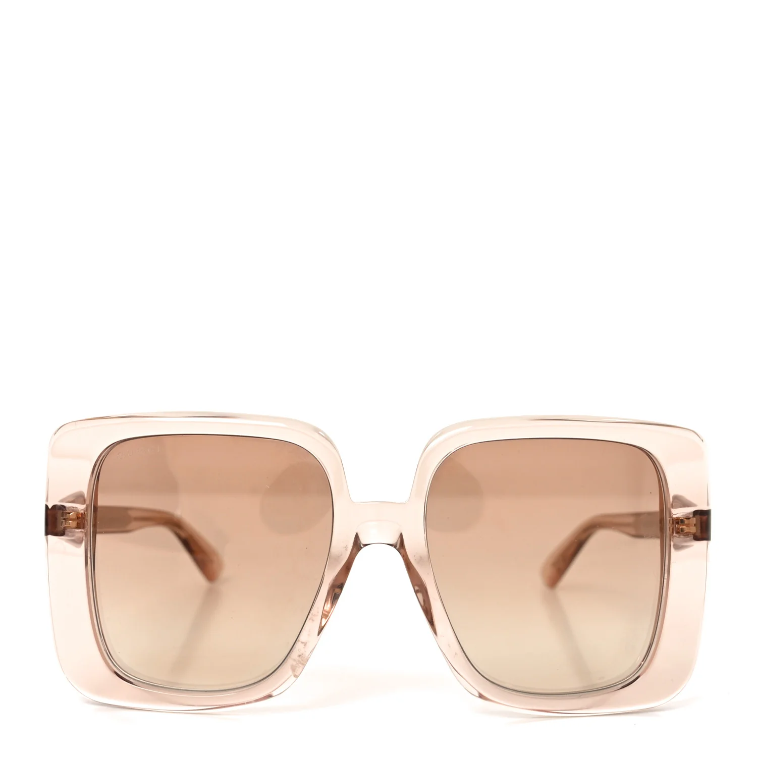 Acetate Square Frame Sunglasses GG1314S Beige - Image 2